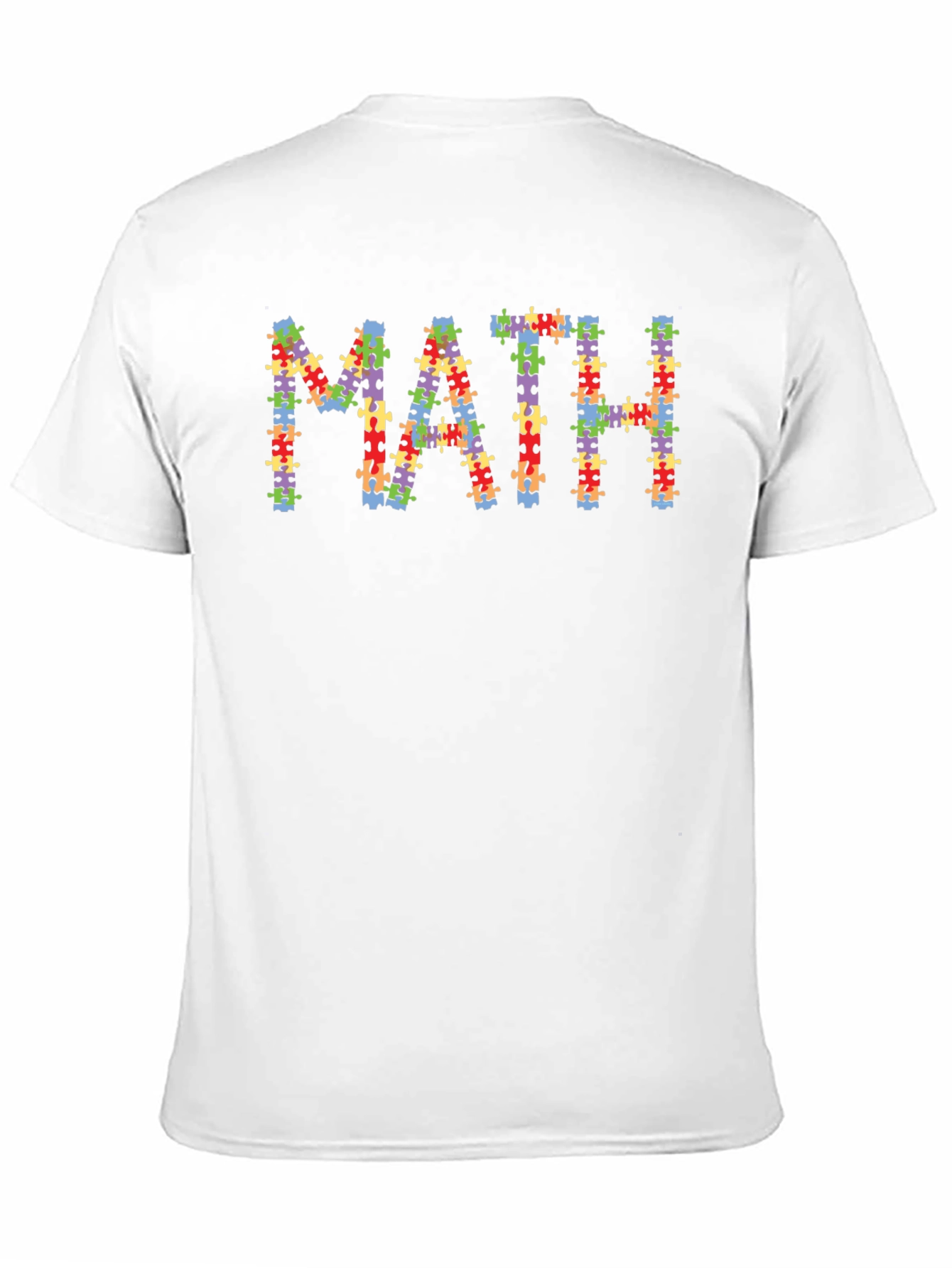 Math Puzzle Piece Graphic T-Shirt