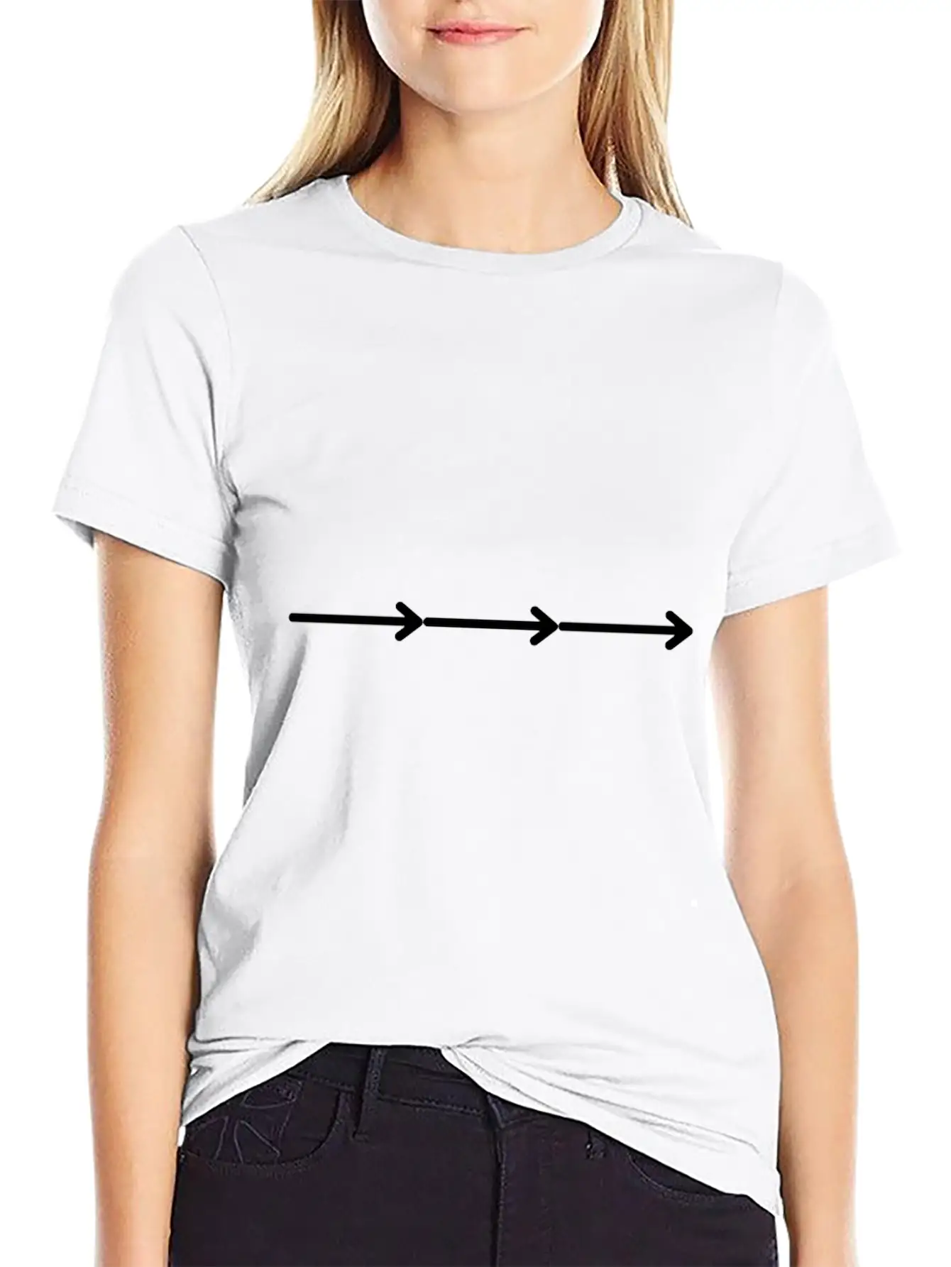 Modern Arrows Basic Graphic T-Shirt – Daily Comfort In Soft Cotton