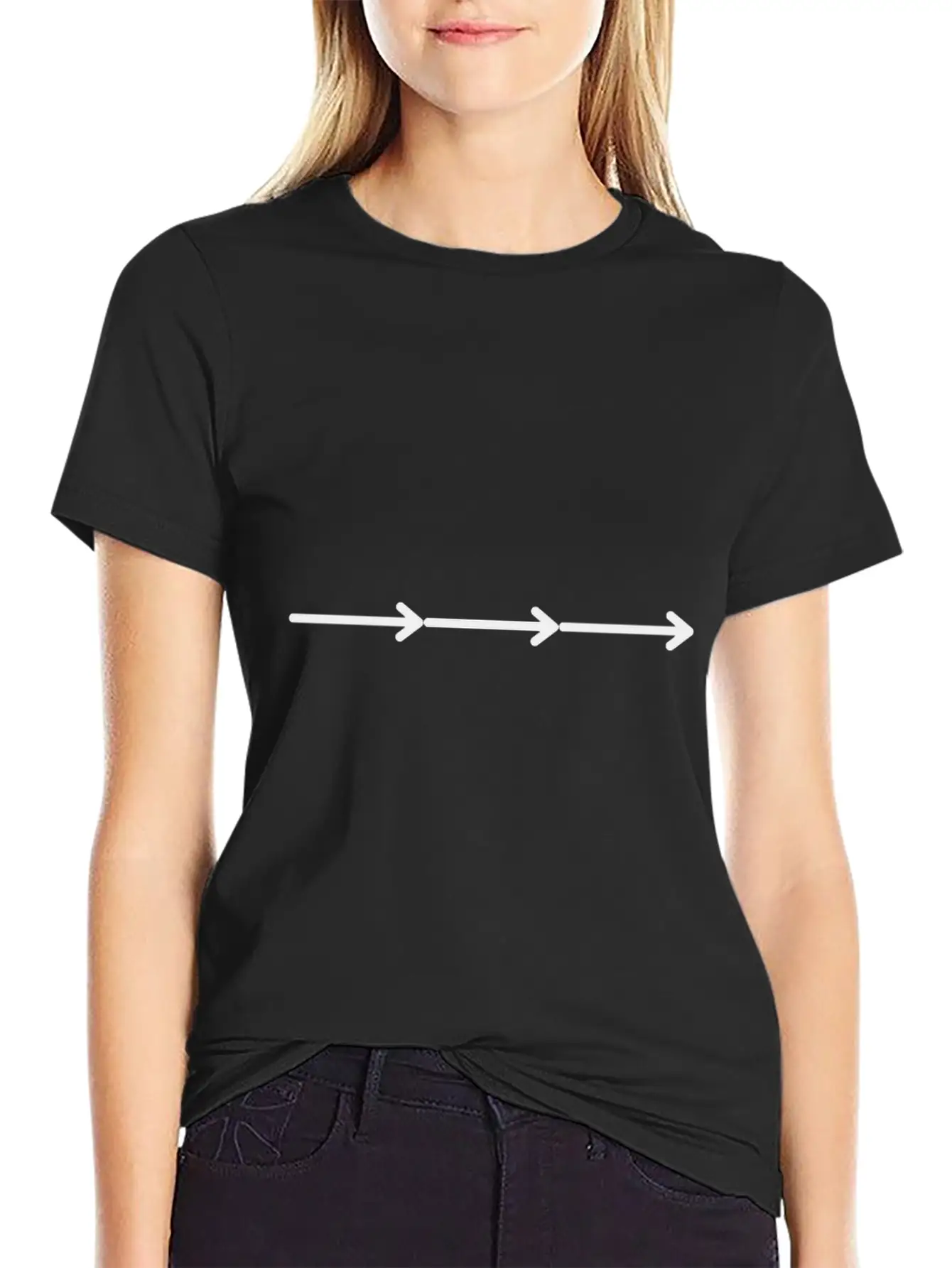 Modern Arrows Basic Graphic T-Shirt – Daily Comfort In Soft Cotton