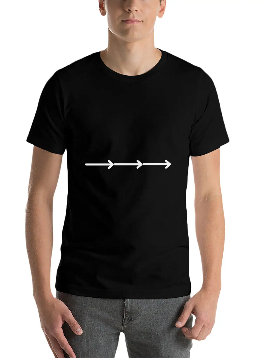 Modern Arrows Basic Graphic T-Shirt – Daily Comfort In Soft Cotton