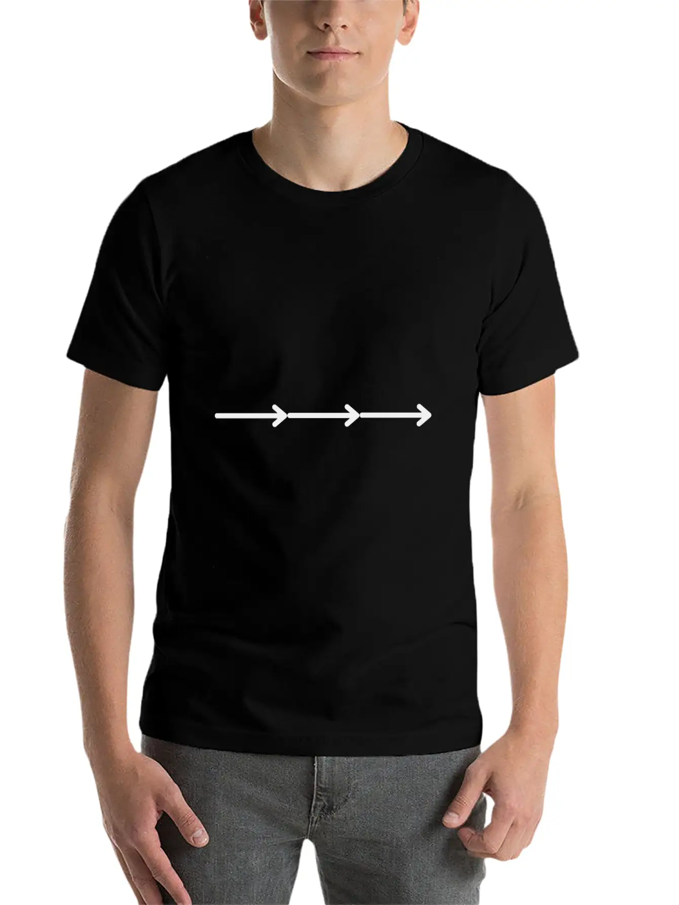 Modern Arrows Basic Graphic T-Shirt – Daily Comfort In Soft Cotton