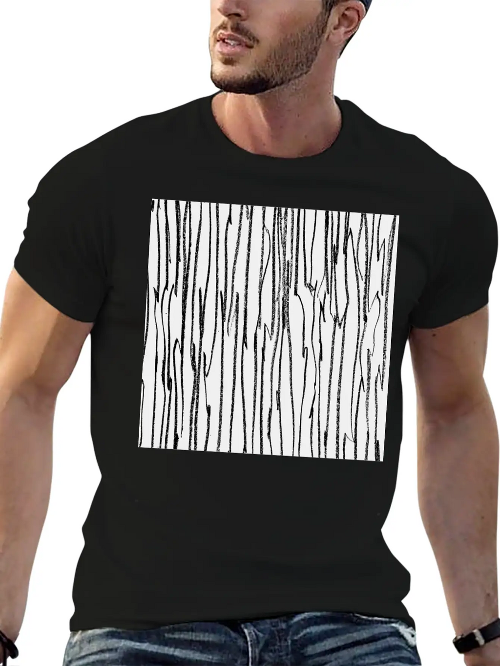 Modern Calligraphy Design Classic Cotton Tee – Unisex Comfort For Any Season