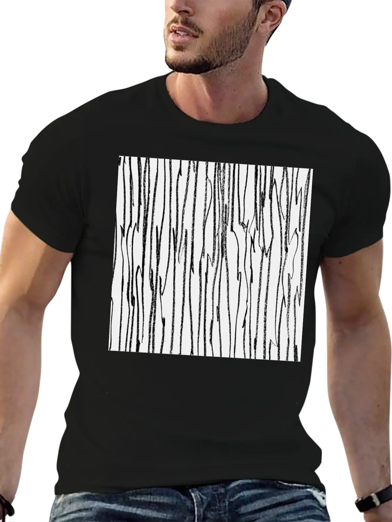 Modern Calligraphy Design Classic Cotton Tee – Unisex Comfort For Any Season