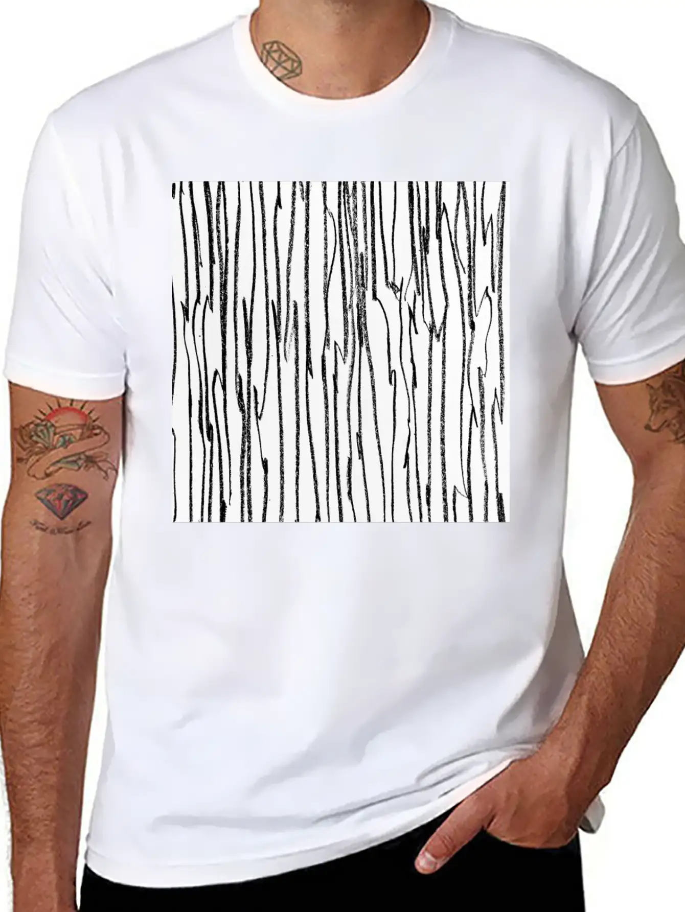 Modern Calligraphy Design Classic Cotton Tee – Unisex Comfort For Any Season
