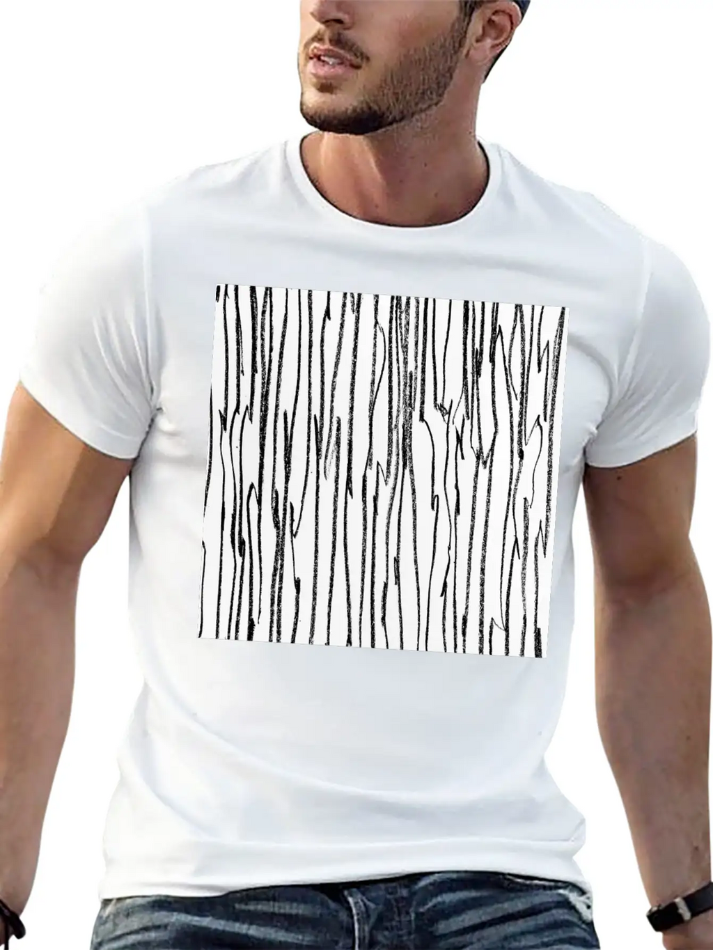 Modern Calligraphy Design Classic Cotton Tee – Unisex Comfort For Any Season