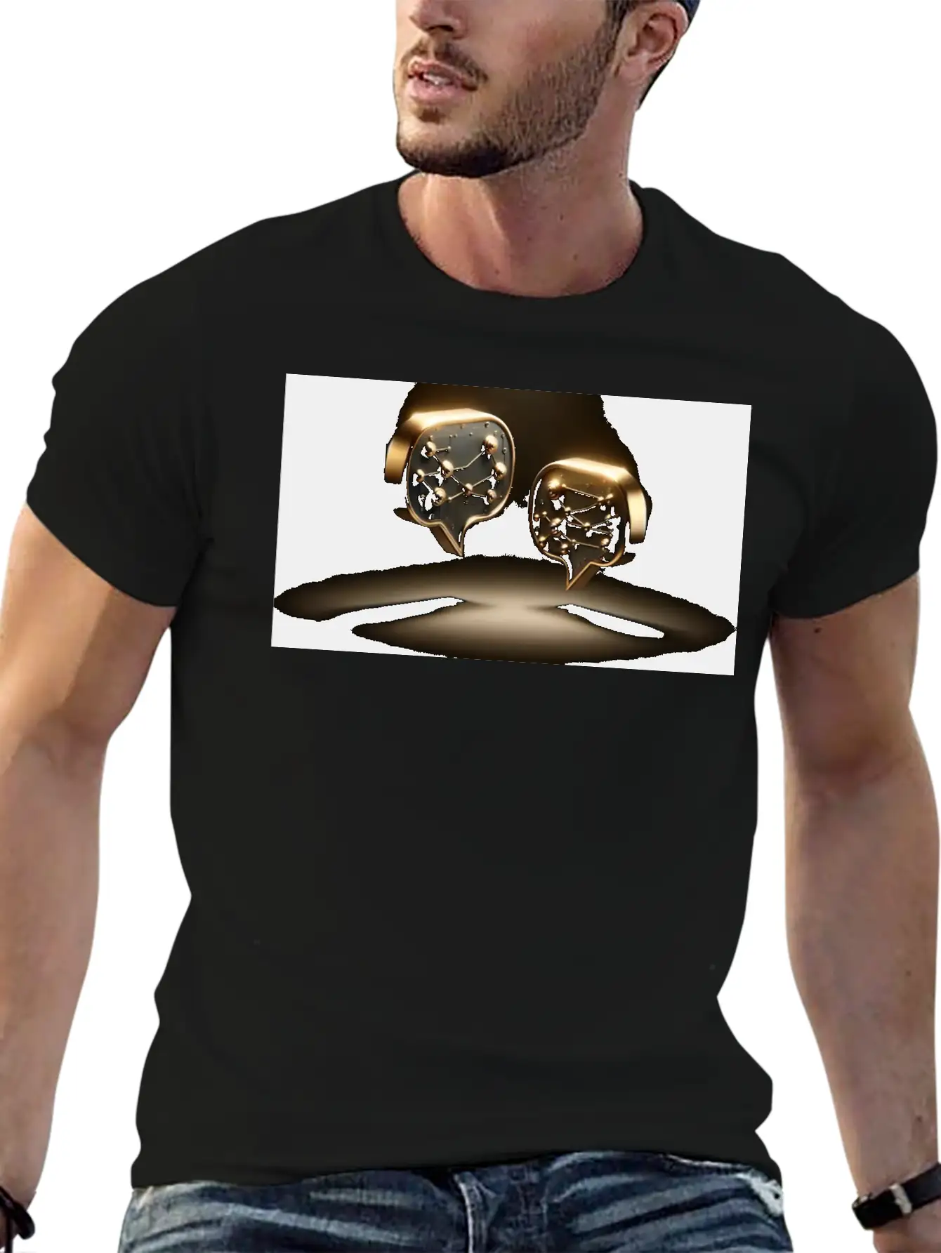 Modern Design Breathable Graphic T-Shirt – Perfect For Casual Days