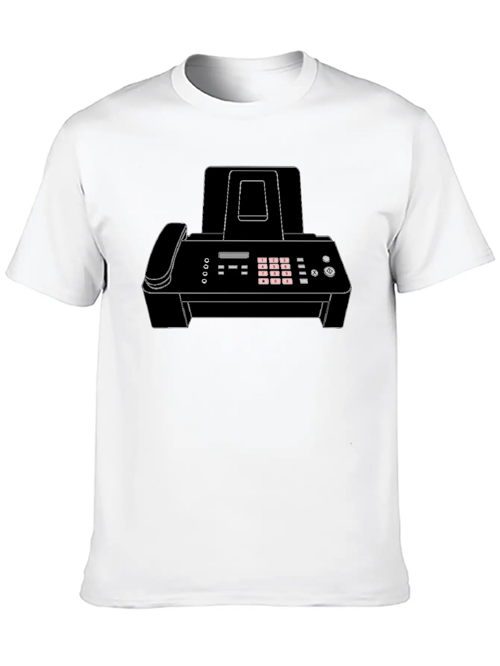 Modern Fax Machine Essential Cotton Tee For Daily Outfits – Unisex Style