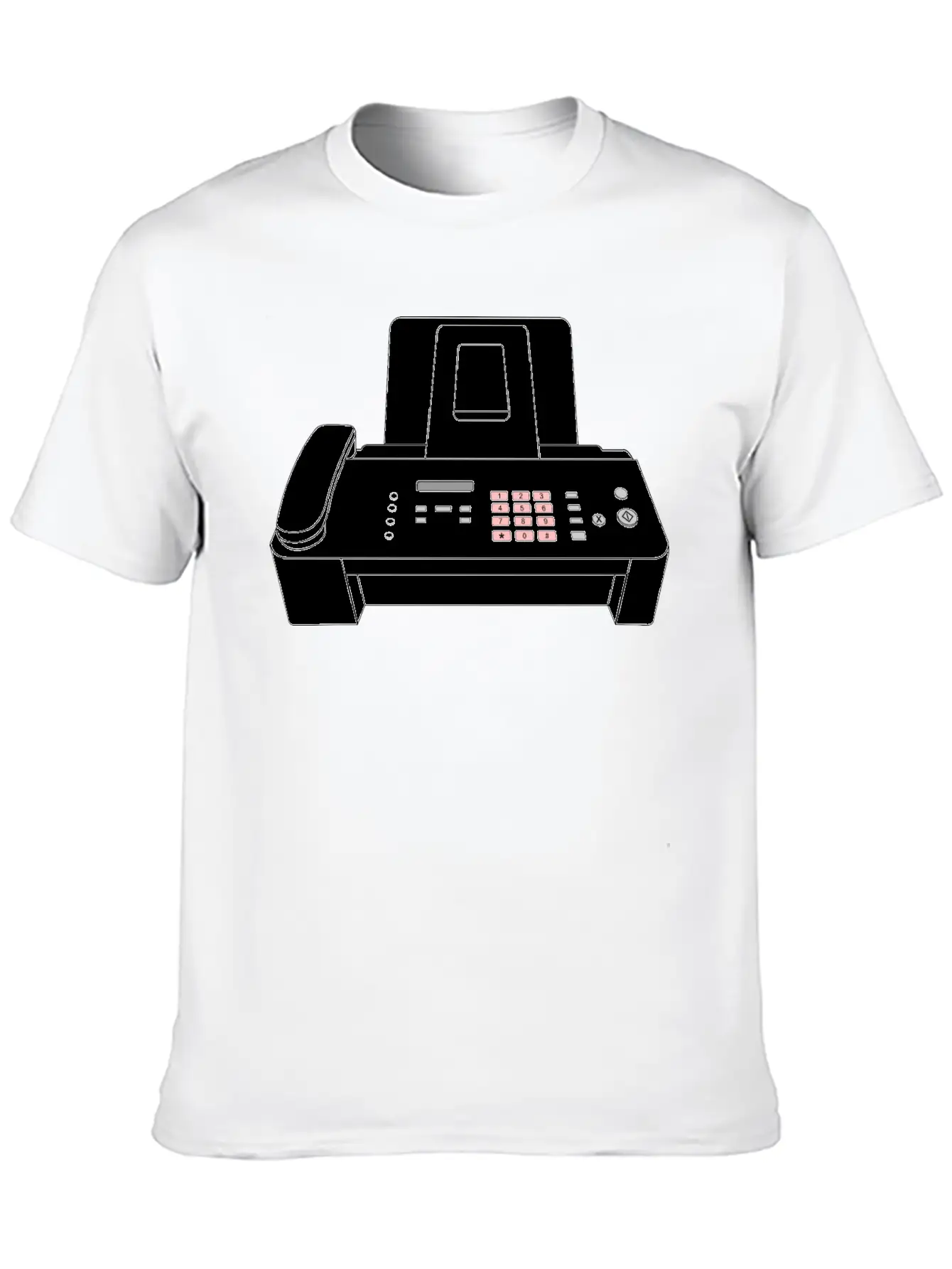 Modern Fax Machine Essential Cotton Tee For Daily Outfits – Unisex Style