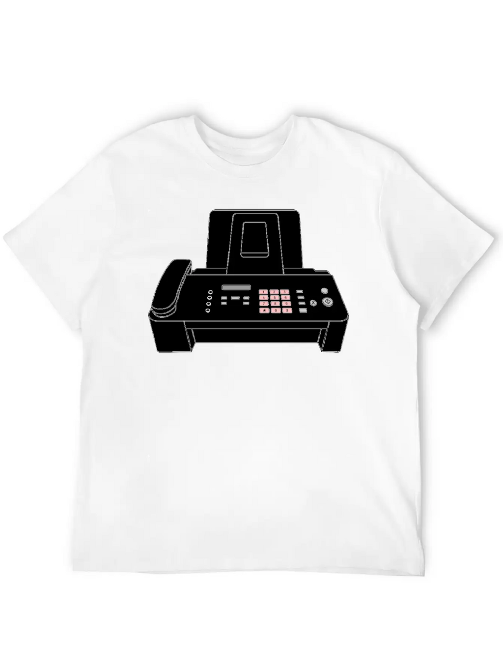Modern Fax Machine Essential Cotton Tee For Daily Outfits – Unisex Style
