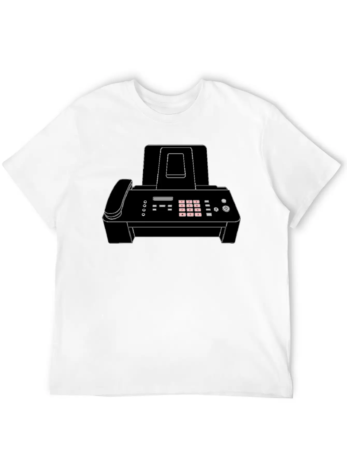 Modern Fax Machine Essential Cotton Tee For Daily Outfits – Unisex Style