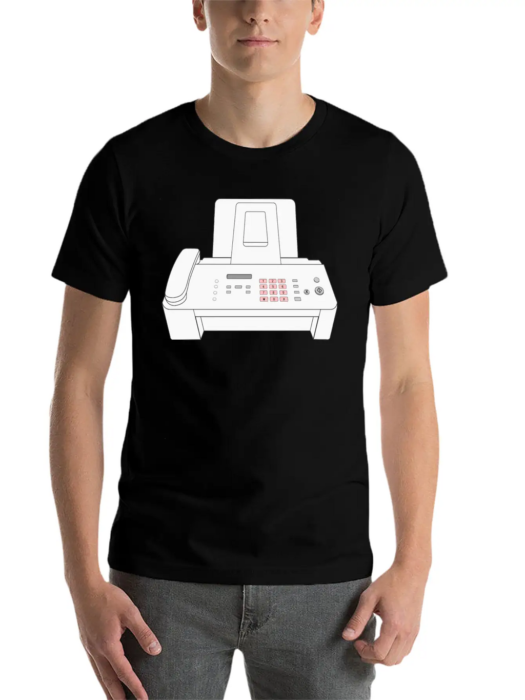 Modern Fax Machine Essential Cotton Tee For Daily Outfits – Unisex Style