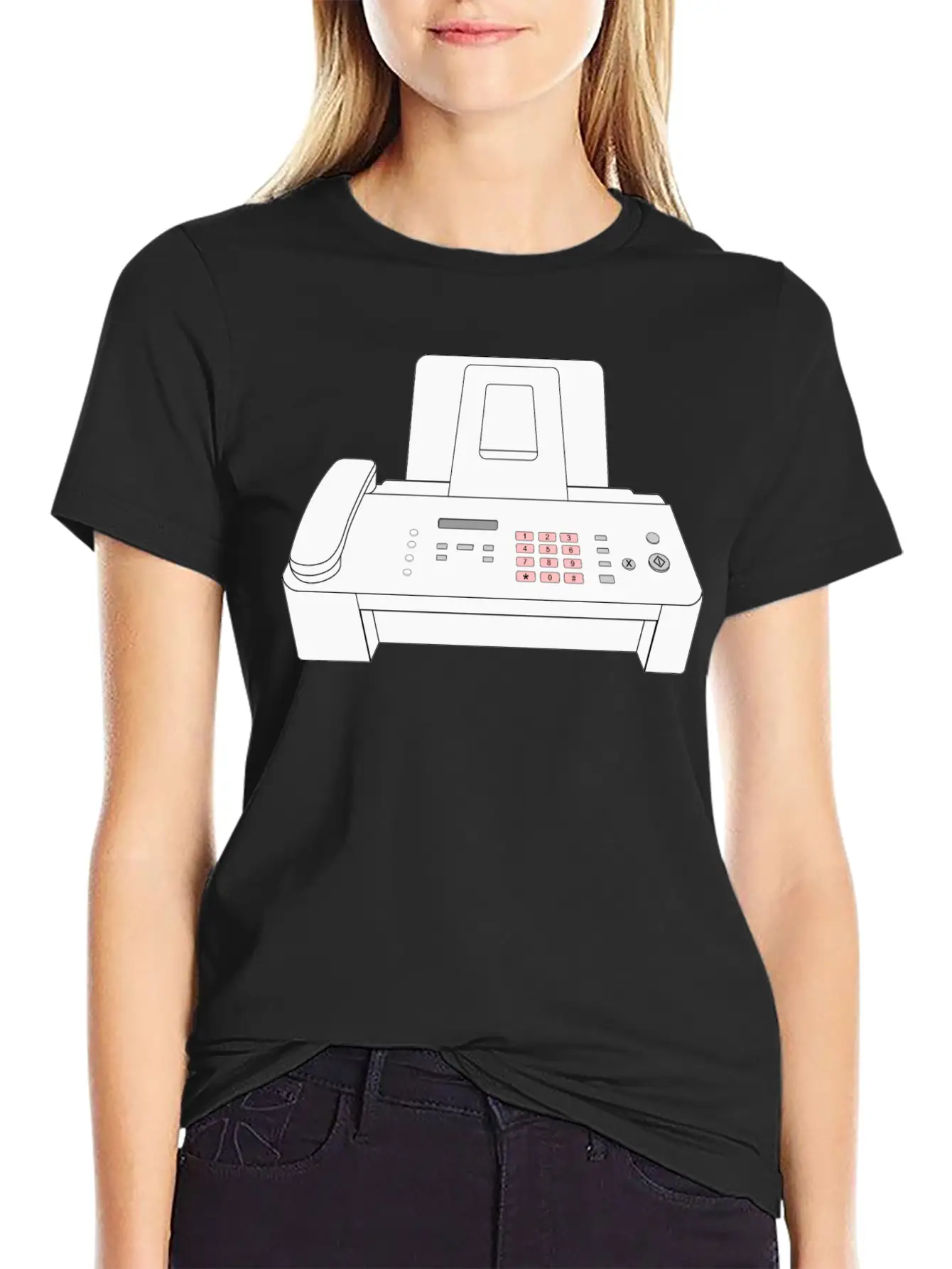 Modern Fax Machine Essential Cotton Tee For Daily Outfits – Unisex Style