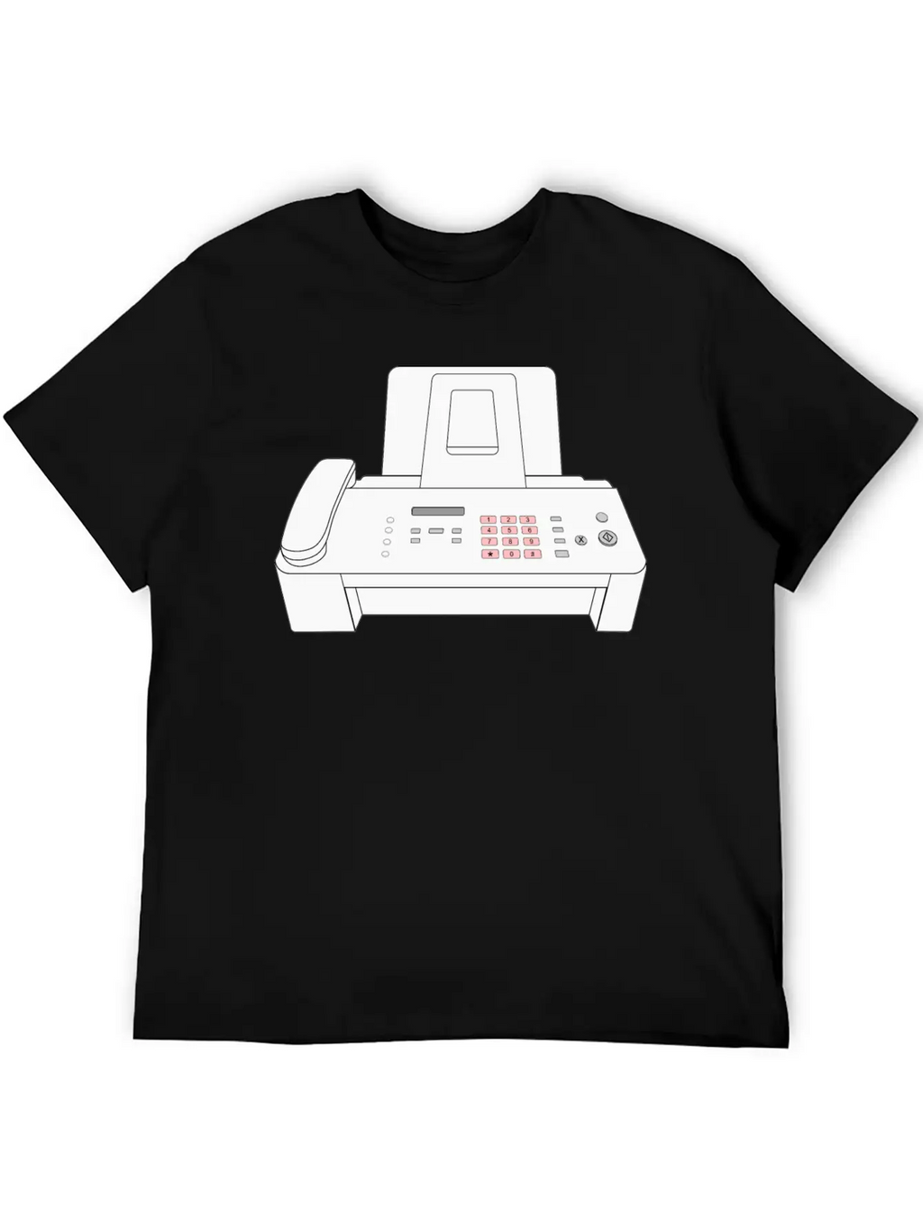 Modern Fax Machine Essential Cotton Tee For Daily Outfits – Unisex Style
