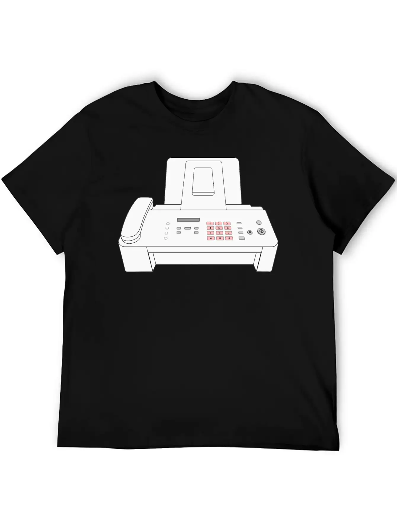 Modern Fax Machine Essential Cotton Tee For Daily Outfits – Unisex Style