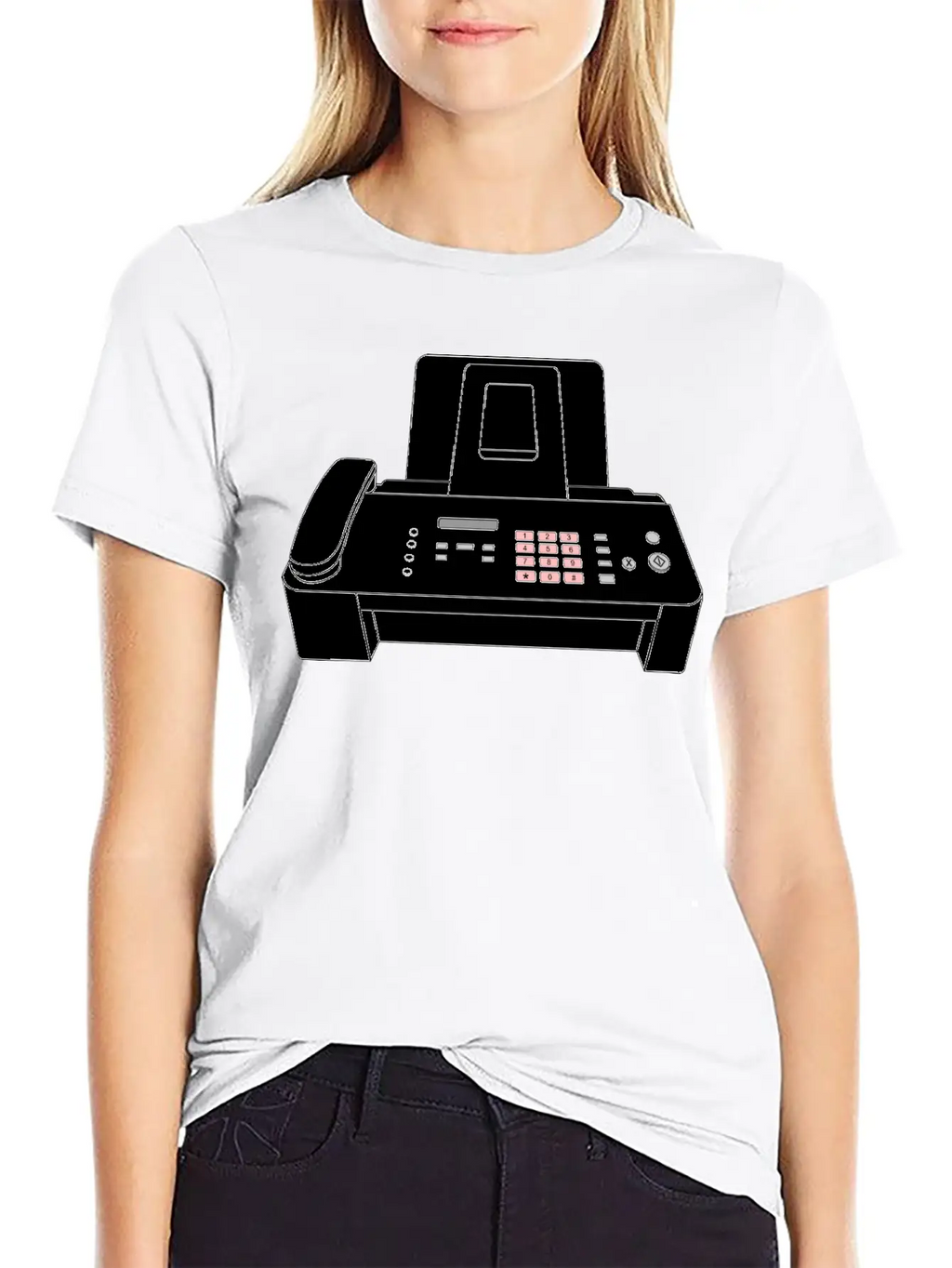 Modern Fax Machine Essential Cotton Tee For Daily Outfits – Unisex Style