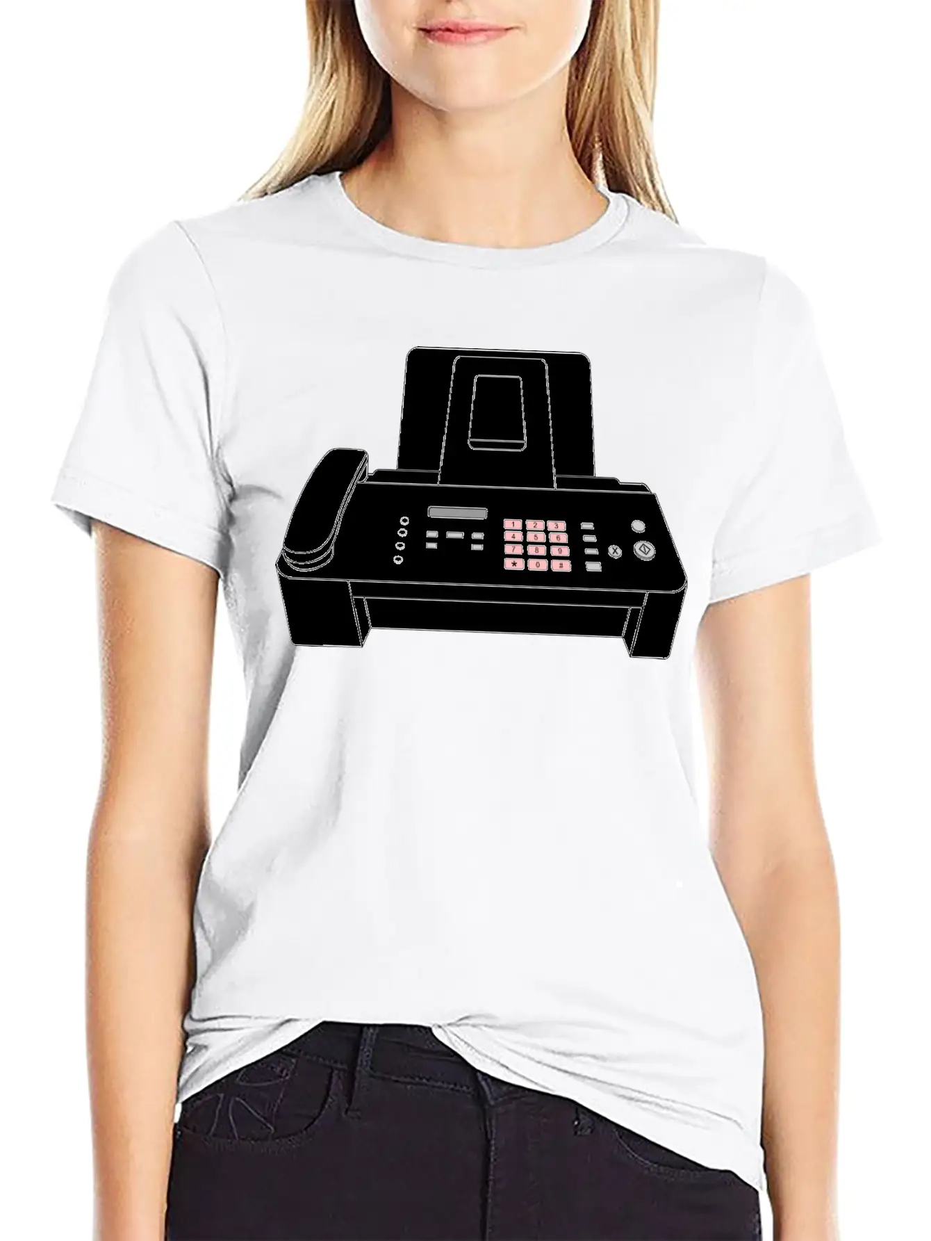 Modern Fax Machine Essential Cotton Tee For Daily Outfits – Unisex Style