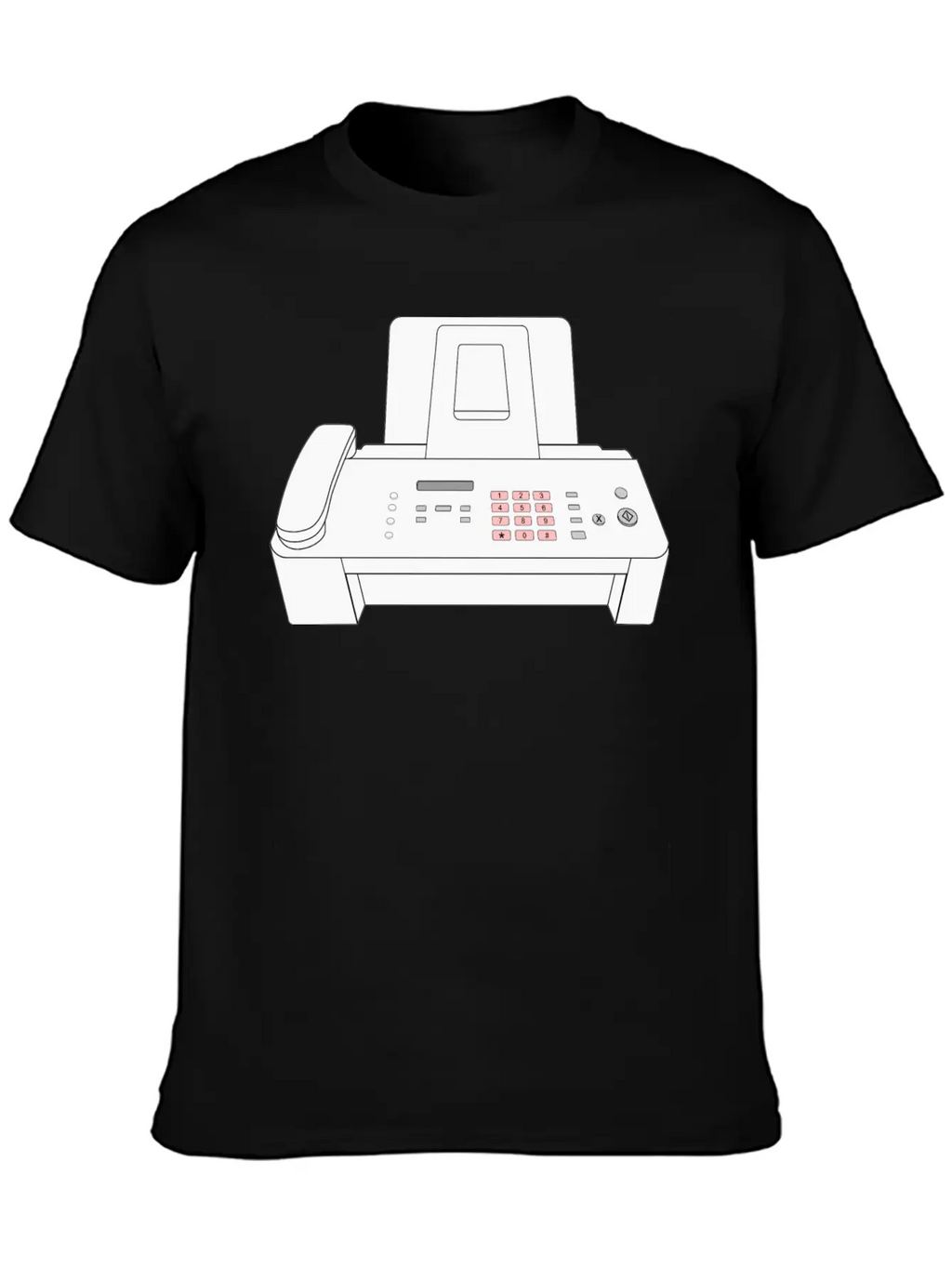 Modern Fax Machine Essential Cotton Tee For Daily Outfits – Unisex Style