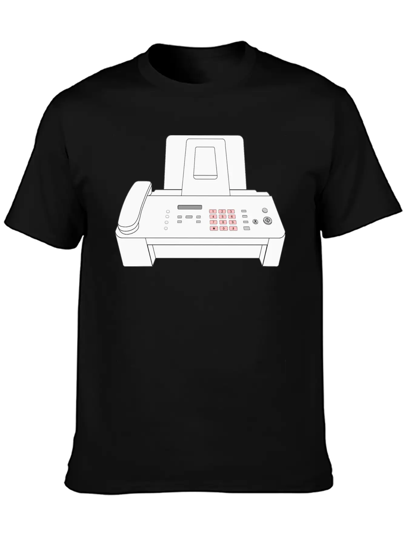 Modern Fax Machine Essential Cotton Tee For Daily Outfits – Unisex Style
