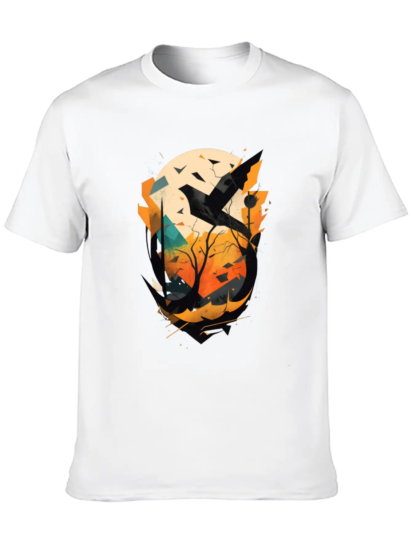 Modern Nature: Black Bird Relaxed Everyday Tee – Lightweight And Durable Cotton