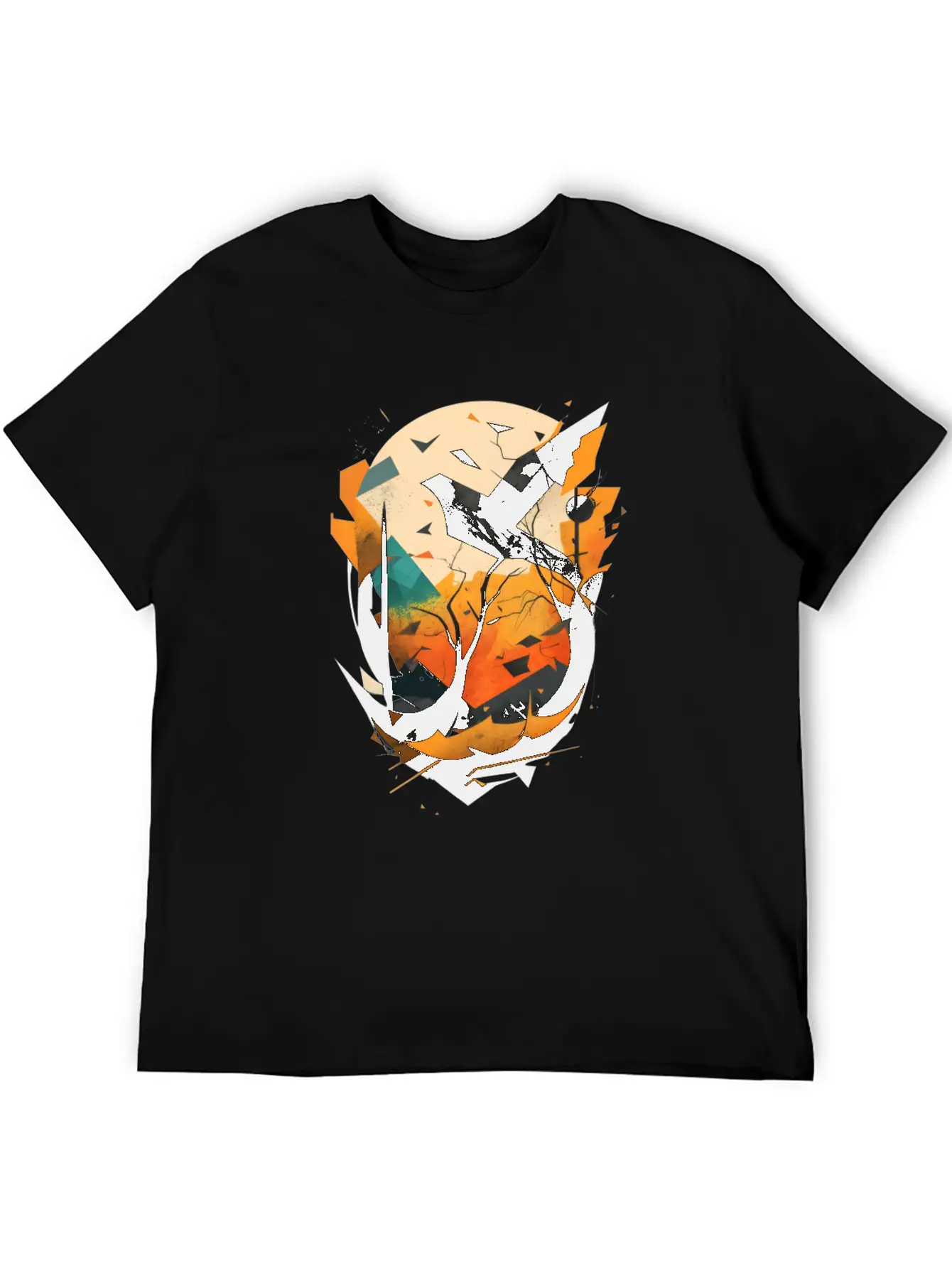 Modern Nature: Black Bird Relaxed Everyday Tee – Lightweight And Durable Cotton