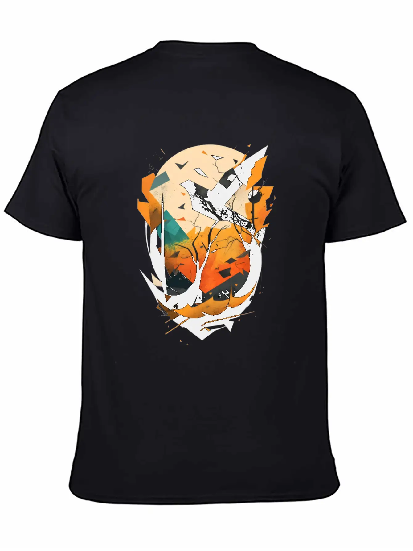 Modern Nature: Black Bird Relaxed Everyday Tee – Lightweight And Durable Cotton