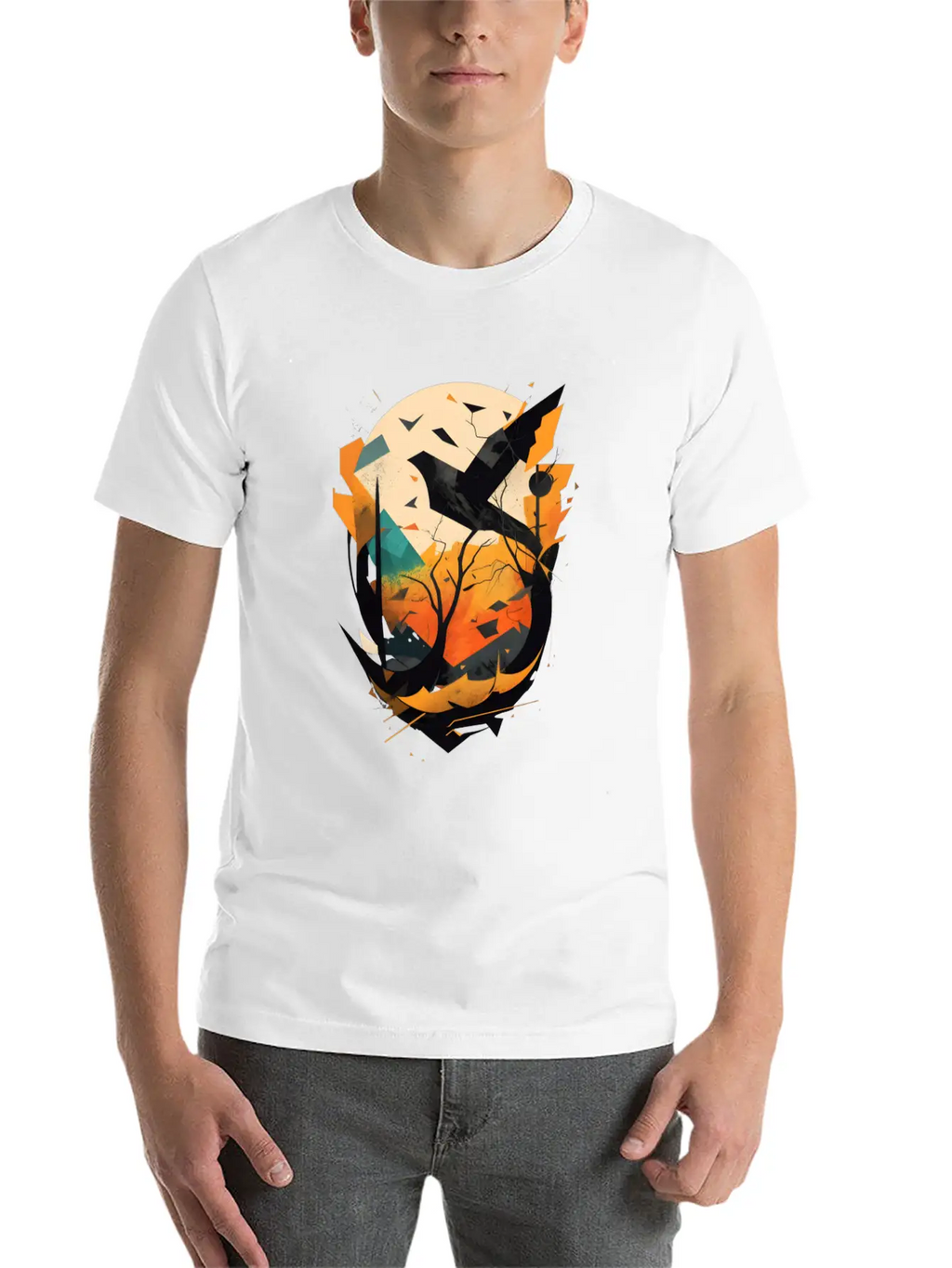Modern Nature: Black Bird Relaxed Everyday Tee – Lightweight And Durable Cotton