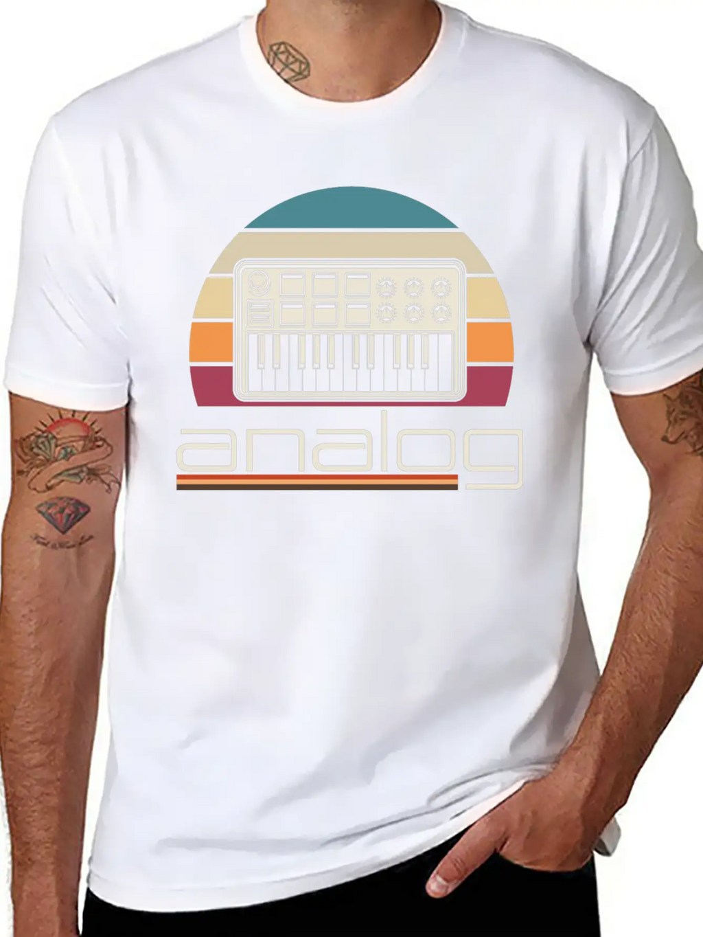 Modular Synthesizer Acid Analog Synth Musician Stylish Everyday T-Shirt – Unisex Basic Cotton Tee