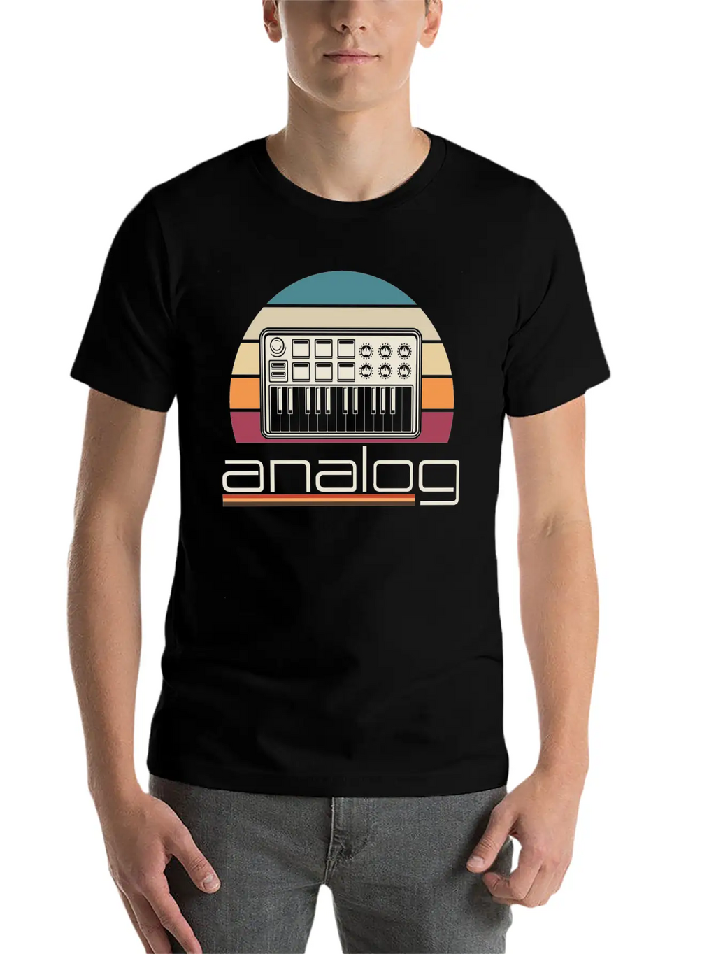 Modular Synthesizer Acid Analog Synth Musician Stylish Everyday T-Shirt – Unisex Basic Cotton Tee