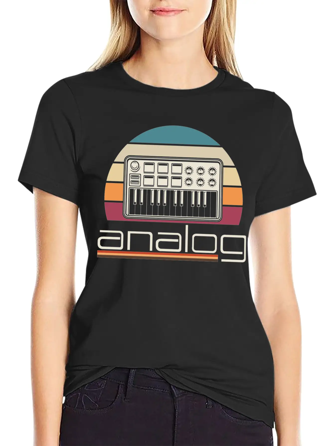 Modular Synthesizer Acid Analog Synth Musician Stylish Everyday T-Shirt – Unisex Basic Cotton Tee