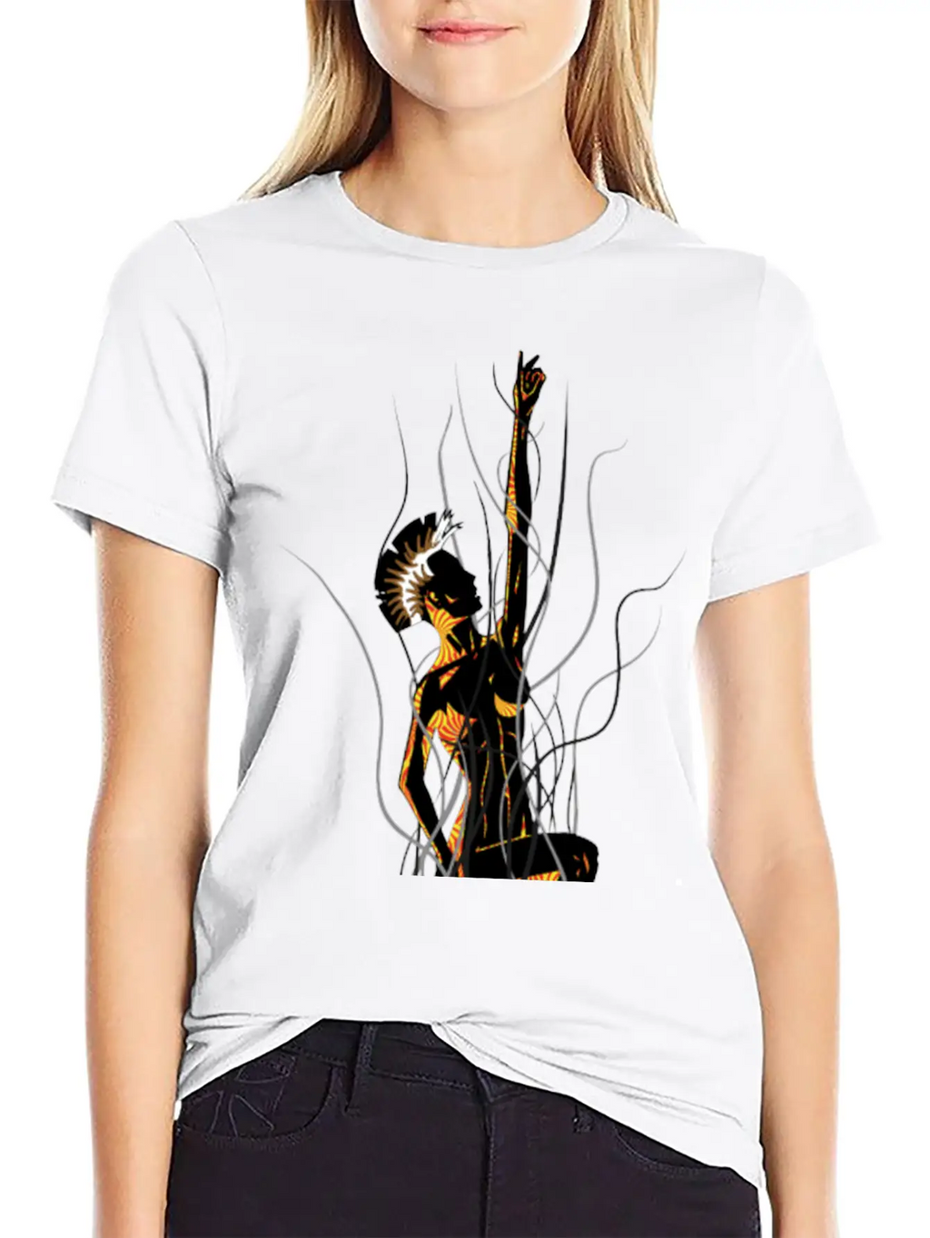 Mohawk Breathable Graphic T-Shirt – Perfect For Casual Days