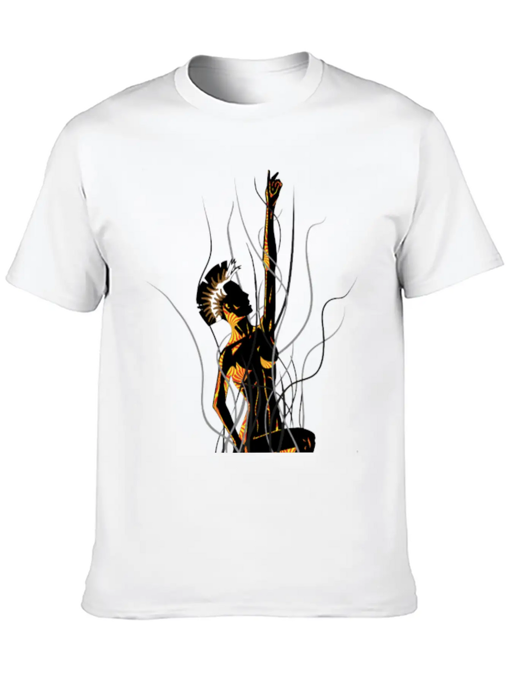 Mohawk Breathable Graphic T-Shirt – Perfect For Casual Days