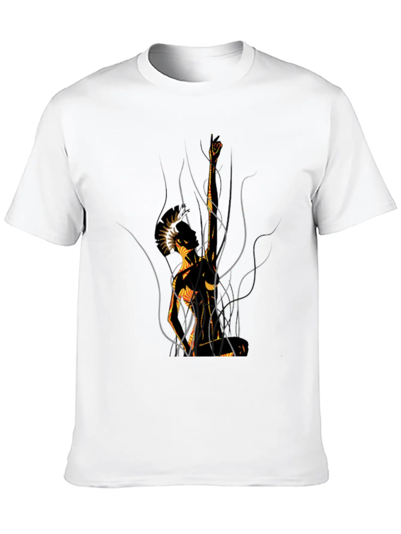 Mohawk Breathable Graphic T-Shirt – Perfect For Casual Days