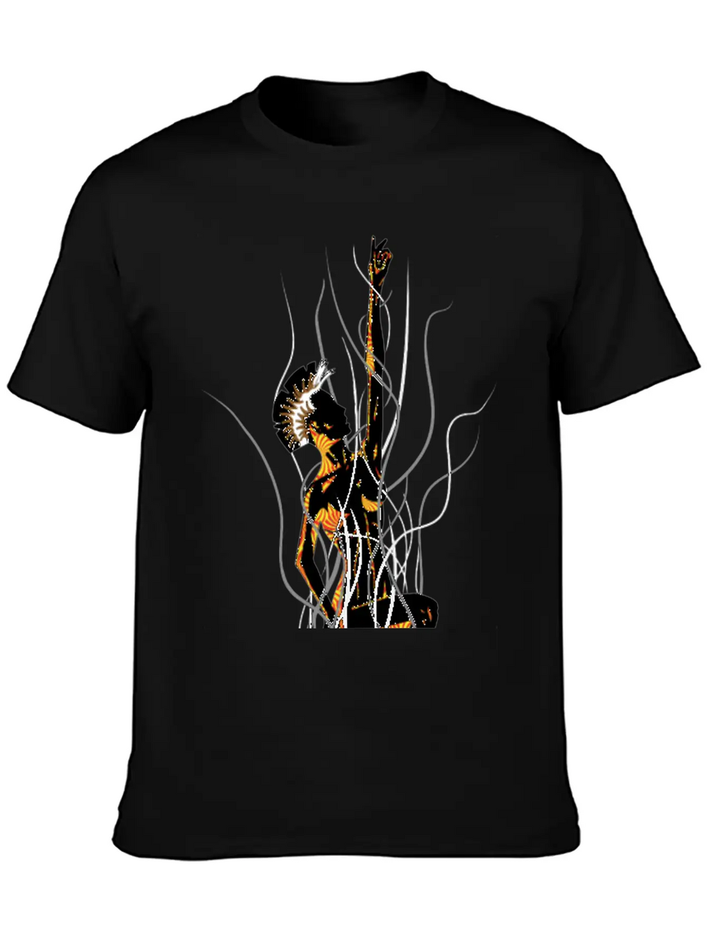 Mohawk Breathable Graphic T-Shirt – Perfect For Casual Days