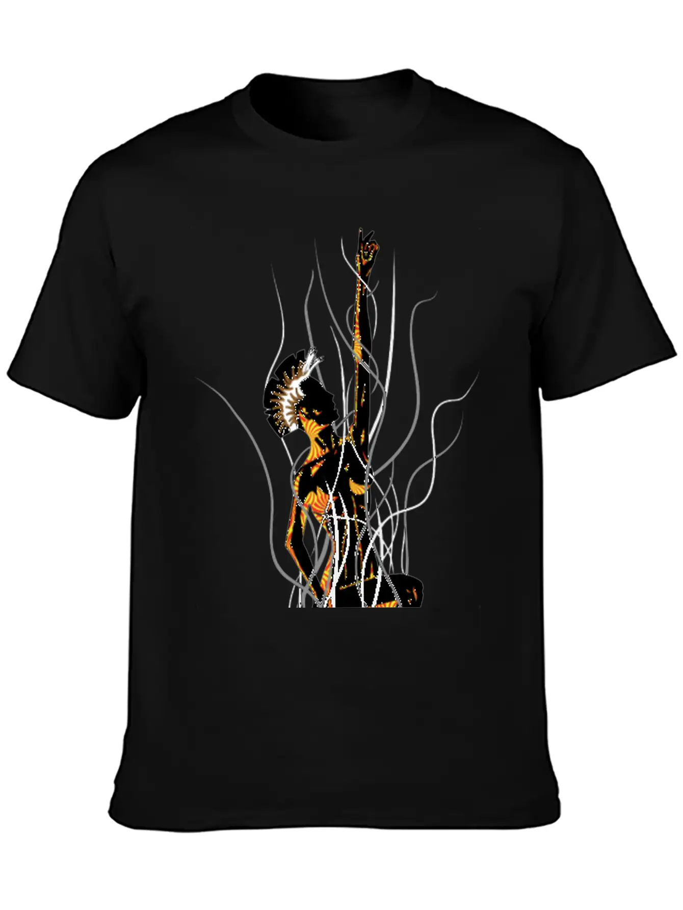 Mohawk Breathable Graphic T-Shirt – Perfect For Casual Days