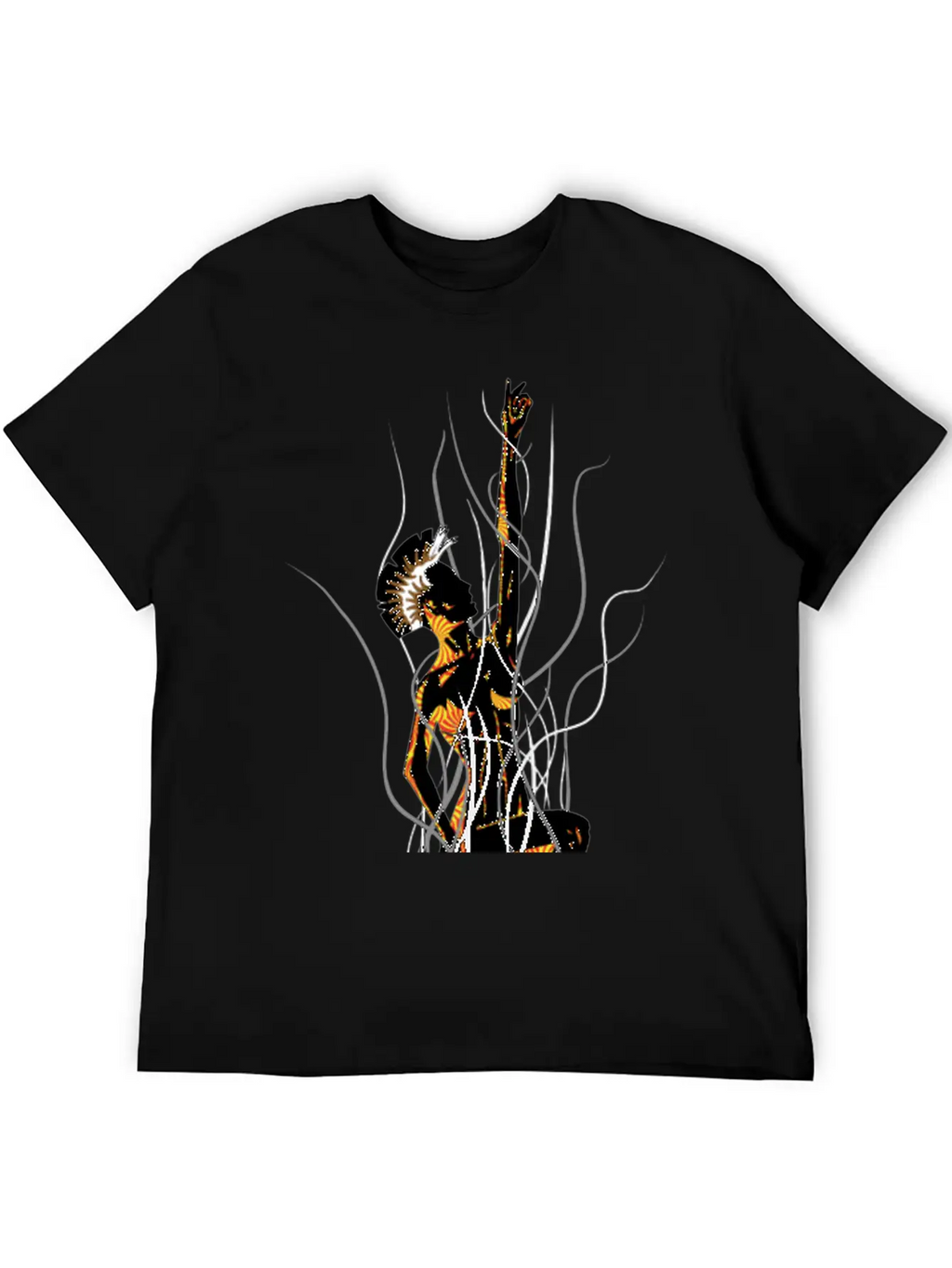 Mohawk Breathable Graphic T-Shirt – Perfect For Casual Days