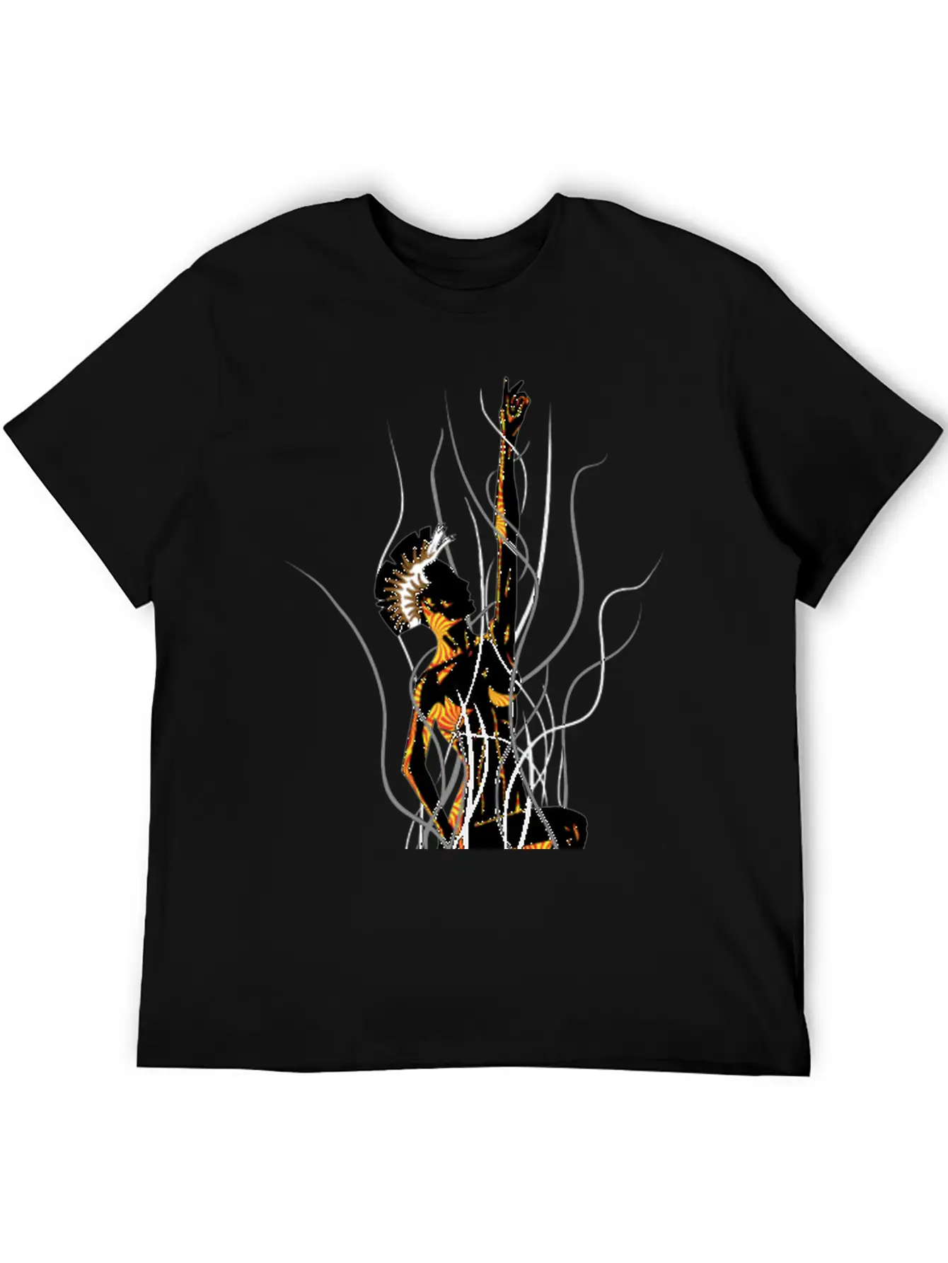 Mohawk Breathable Graphic T-Shirt – Perfect For Casual Days