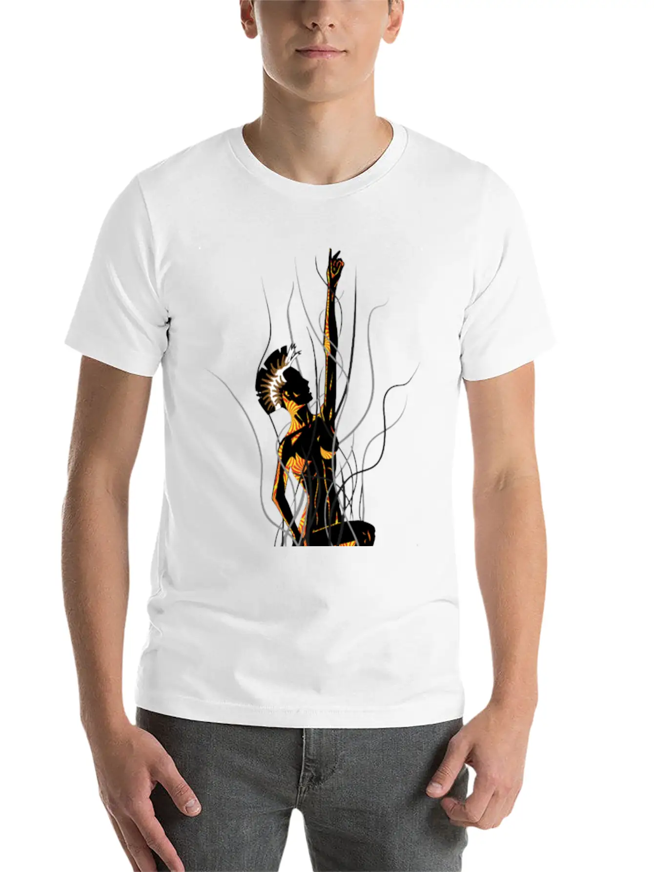 Mohawk Breathable Graphic T-Shirt – Perfect For Casual Days