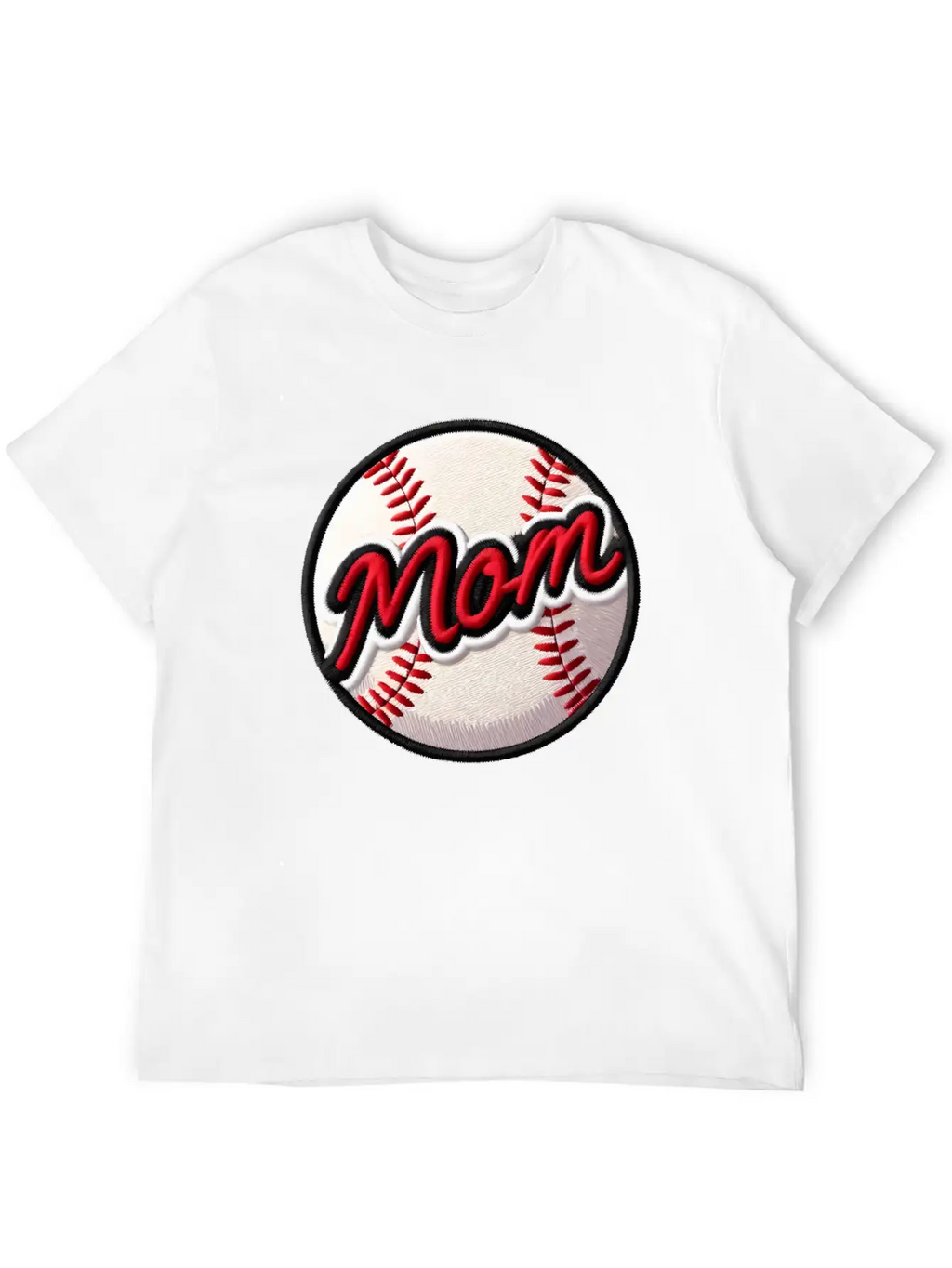 Mom Baseball By DMH Basic Graphic T-Shirt – Daily Comfort In Soft Cotton