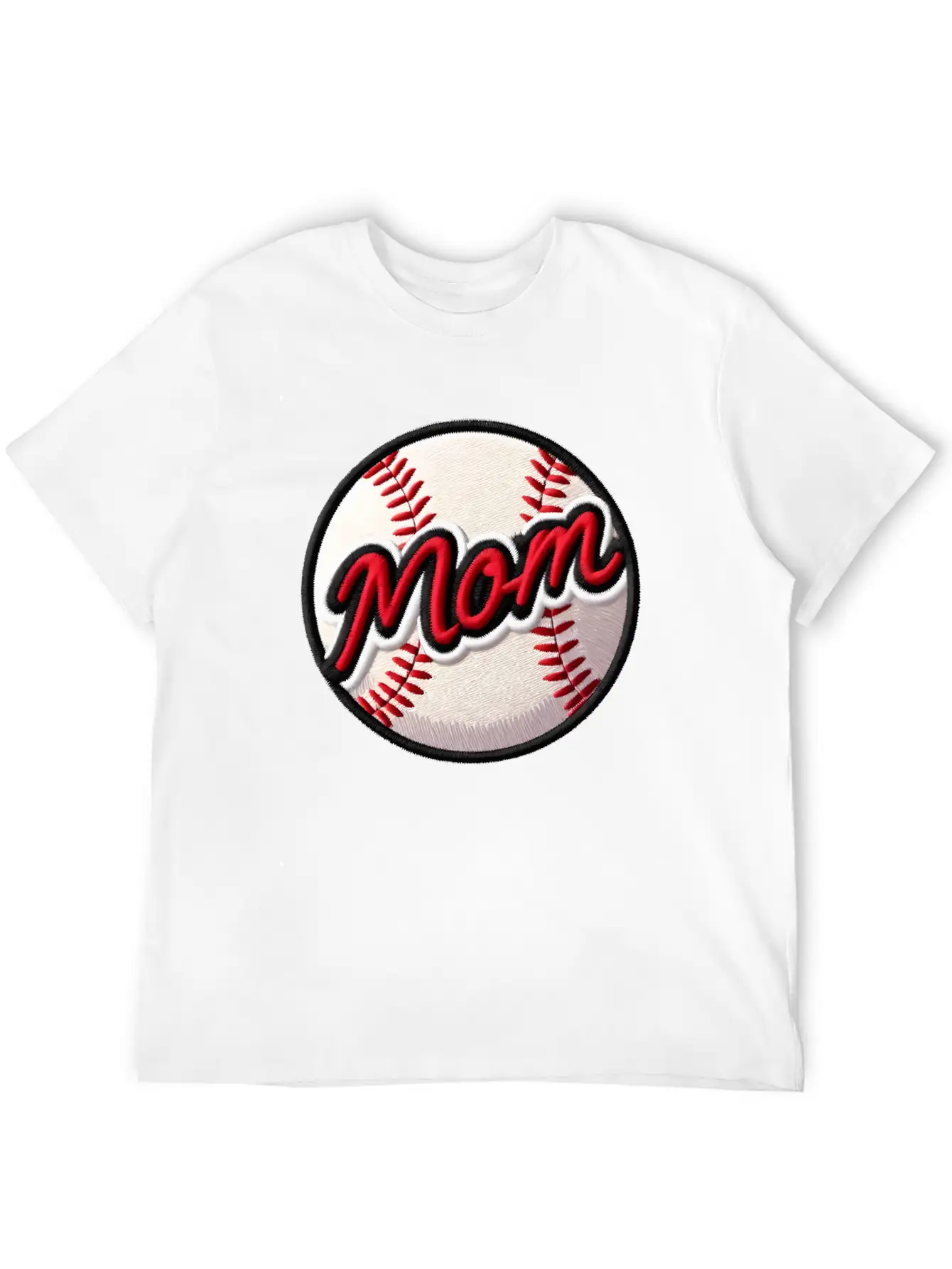 Mom Baseball By DMH Basic Graphic T-Shirt – Daily Comfort In Soft Cotton