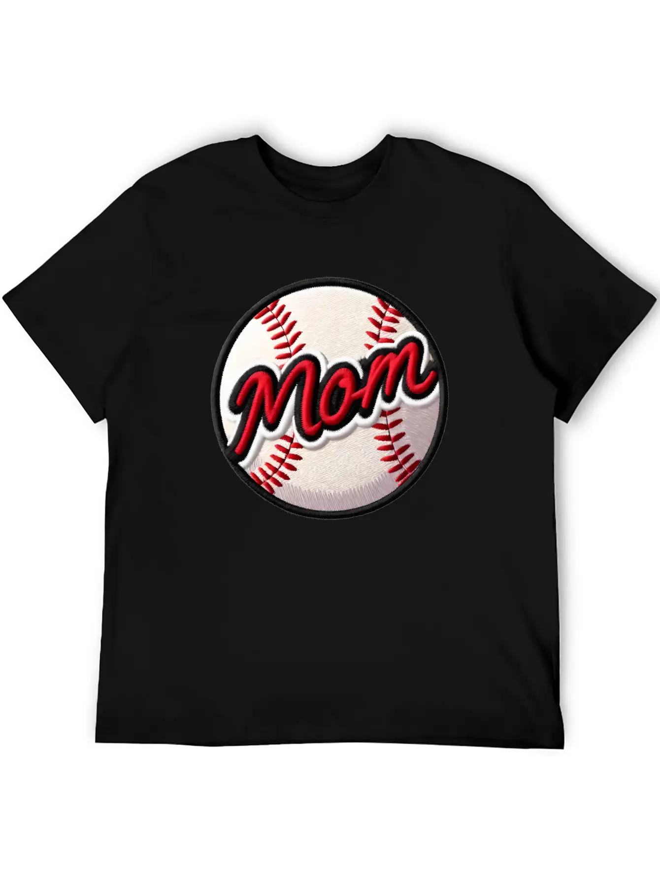 Mom Baseball By DMH Basic Graphic T-Shirt – Daily Comfort In Soft Cotton