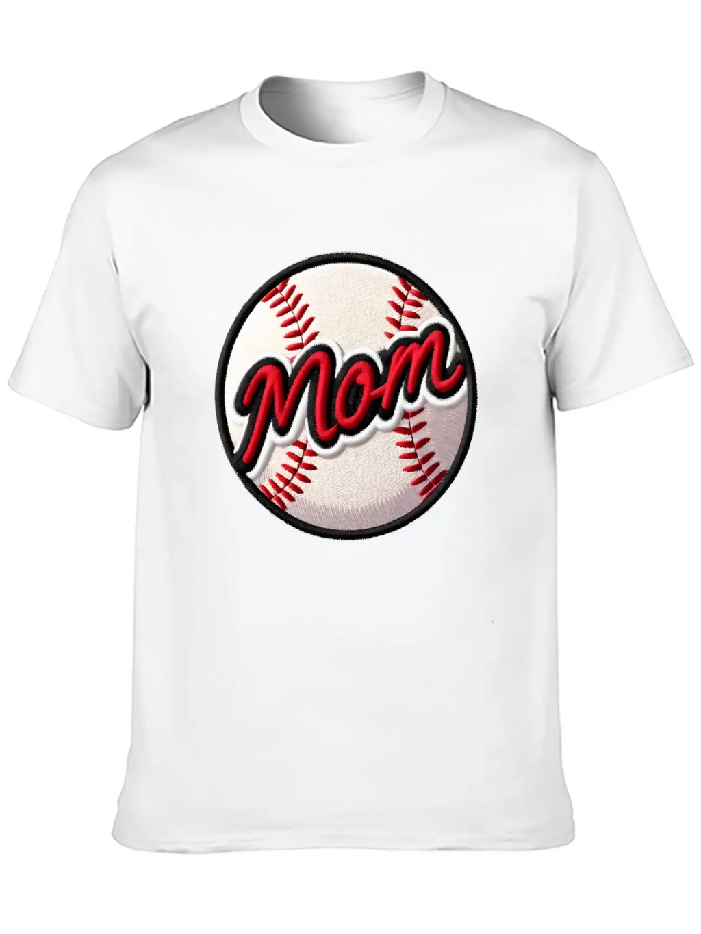 Mom Baseball By DMH Basic Graphic T-Shirt – Daily Comfort In Soft Cotton
