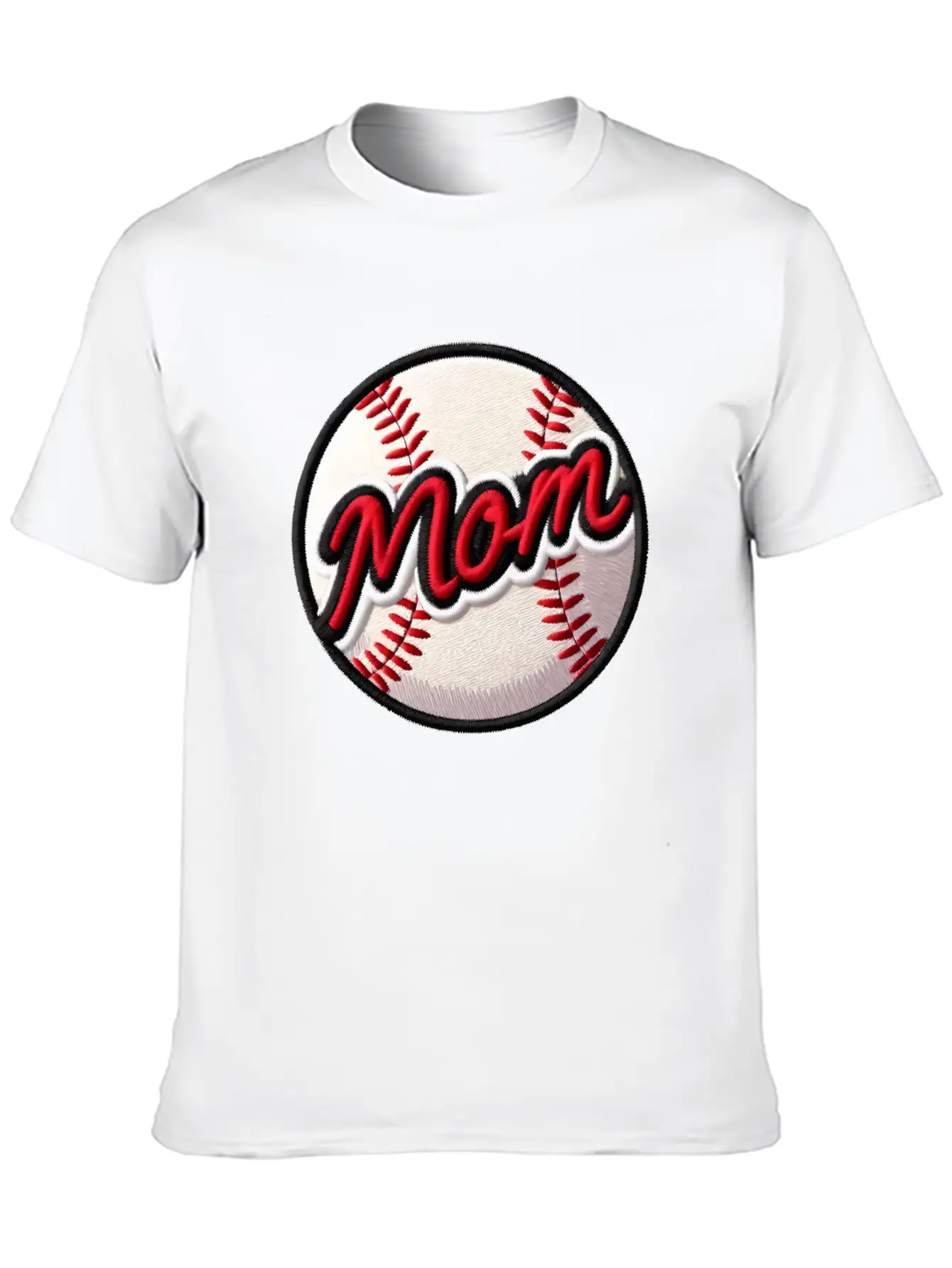 Mom Baseball By DMH Basic Graphic T-Shirt – Daily Comfort In Soft Cotton