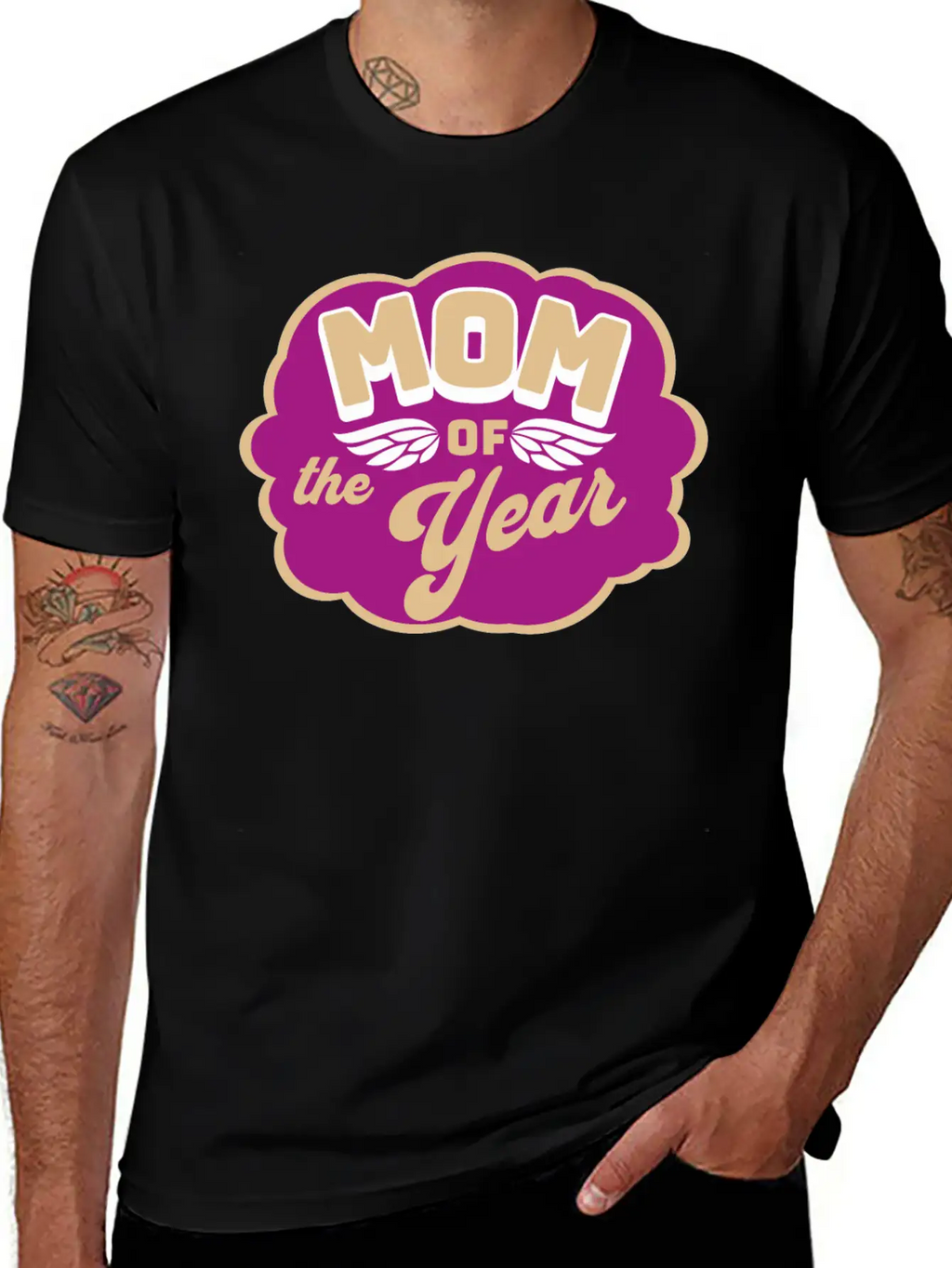 Mom Of The Year Best Mom In The World Gift Idea Basic Graphic T-Shirt – Daily Comfort In Soft Cotton