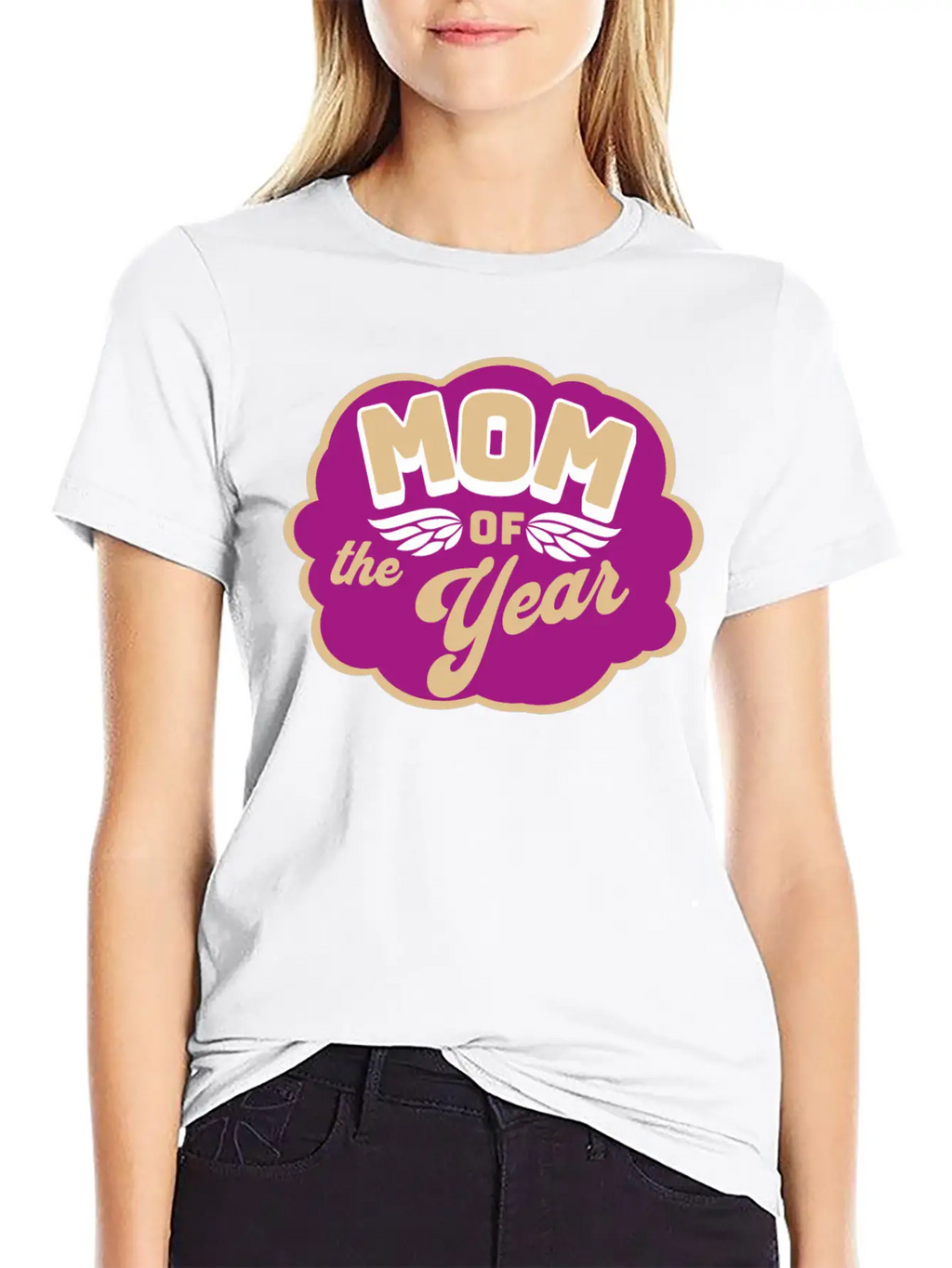 Mom Of The Year Best Mom In The World Gift Idea Basic Graphic T-Shirt – Daily Comfort In Soft Cotton