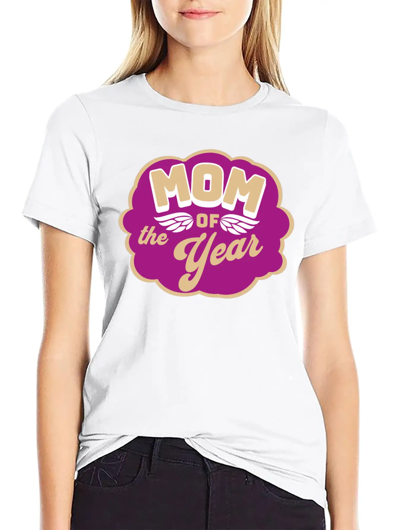 Mom Of The Year Best Mom In The World Gift Idea Basic Graphic T-Shirt – Daily Comfort In Soft Cotton