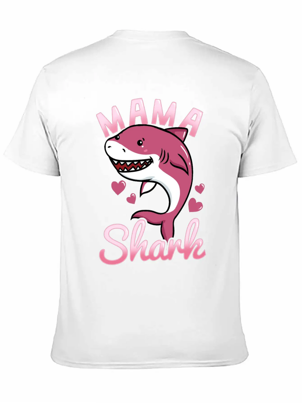 Mom Shark Unisex Casual T-Shirt – Clean Design For Daily Comfort
