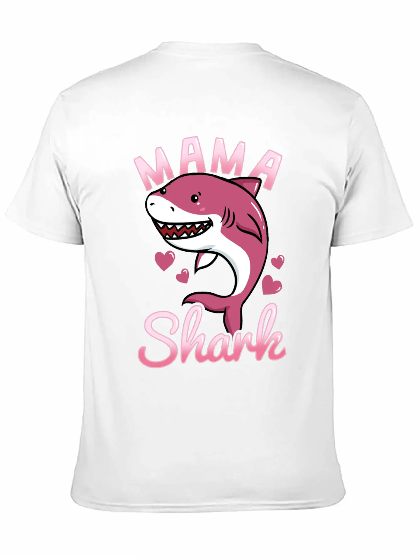 Mom Shark Unisex Casual T-Shirt – Clean Design For Daily Comfort