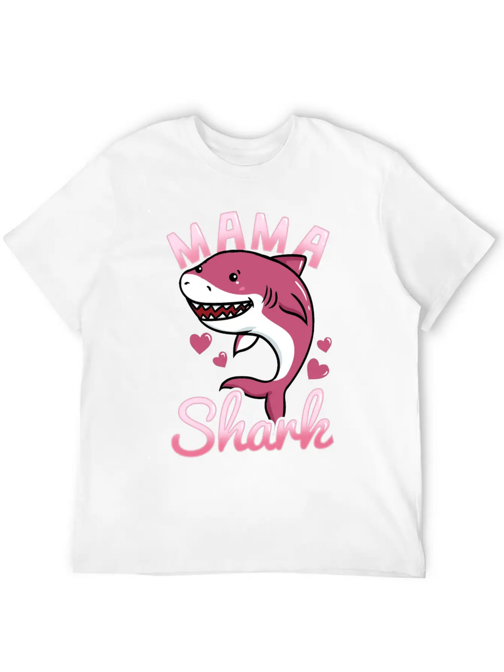 Mom Shark Unisex Casual T-Shirt – Clean Design For Daily Comfort