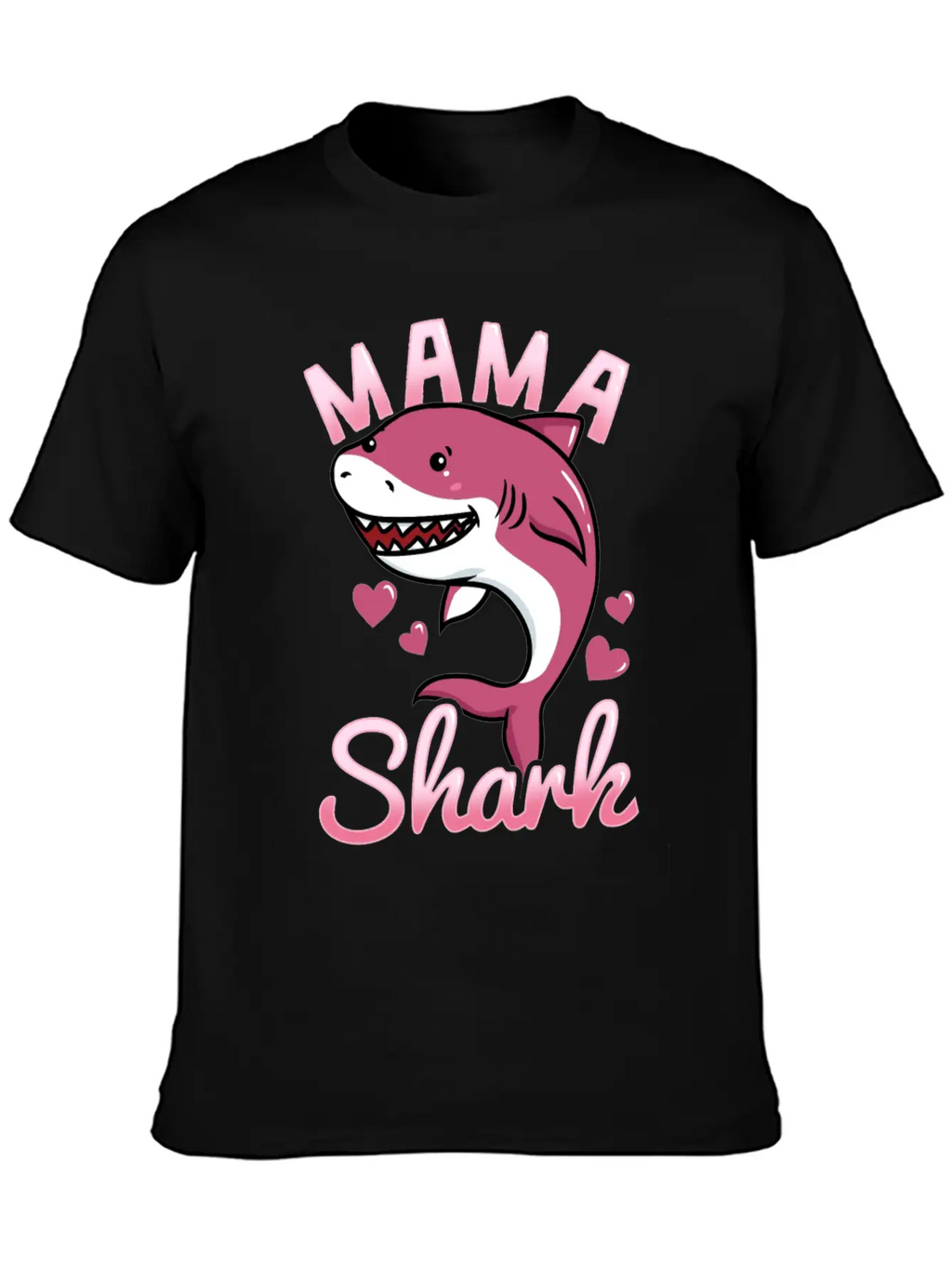 Mom Shark Unisex Casual T-Shirt – Clean Design For Daily Comfort