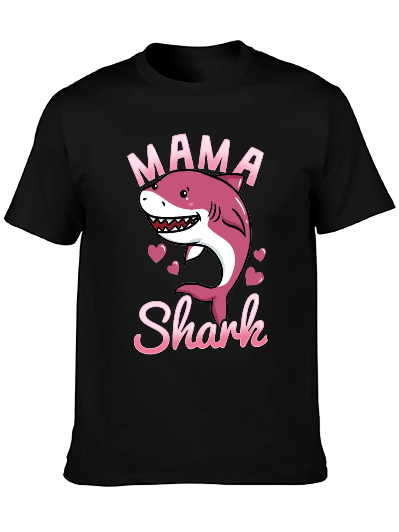 Mom Shark Unisex Casual T-Shirt – Clean Design For Daily Comfort